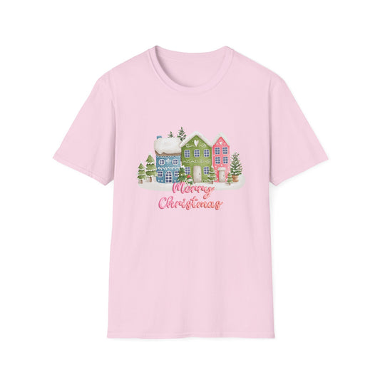 Christmas Houses - Unisex Softstyle T-Shirt - 10115