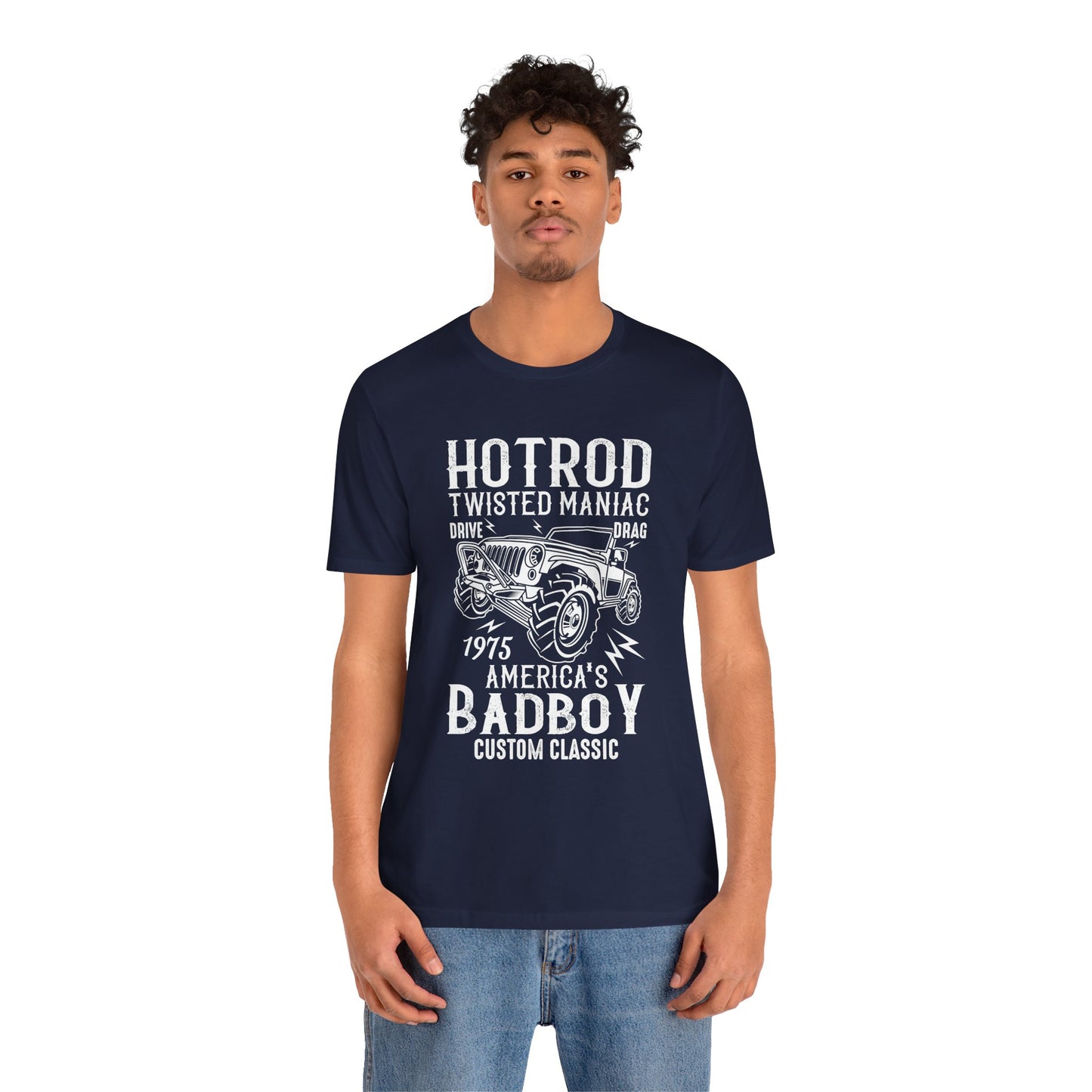 HotPod, Twisted Maniac, 1975 America's Badboy, Custom Classic - Unisex Jersey Short Sleeve Tee - 12576