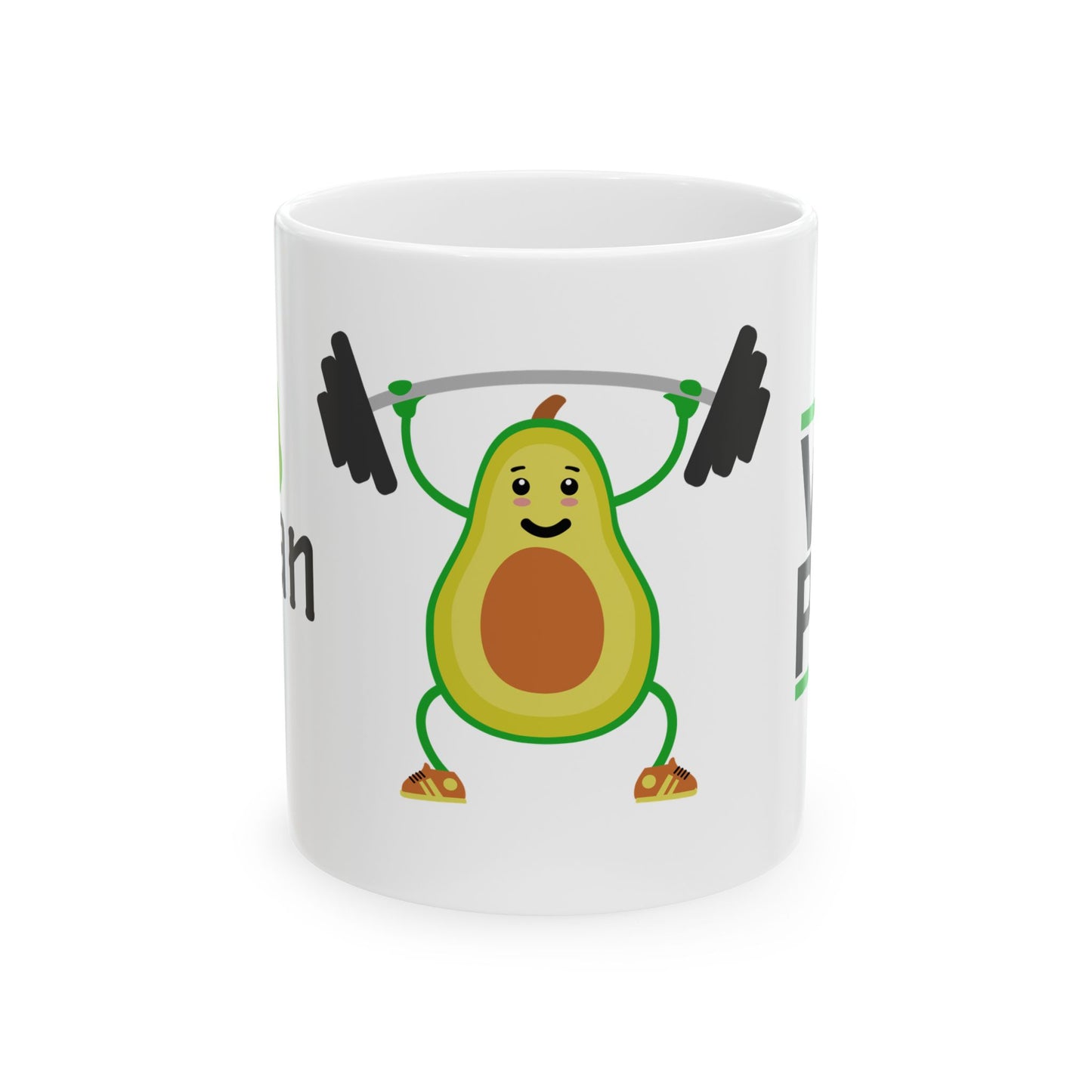 Vegan Power - Ceramic Mug, (11oz, 15oz)