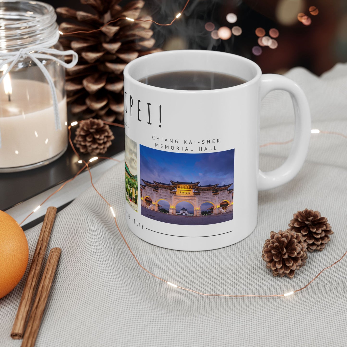 Hello, Taipei! Ceramic Travel Mug - 11oz & 15oz - 12179