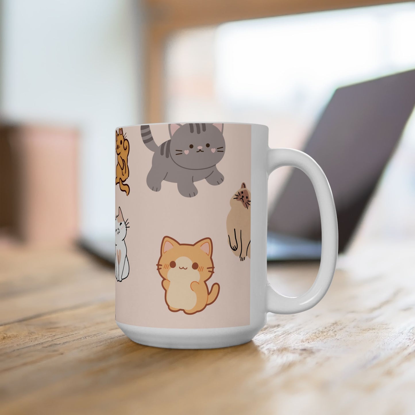 Cute Cats - Ceramic Mug, (11oz, 15oz) - 10903
