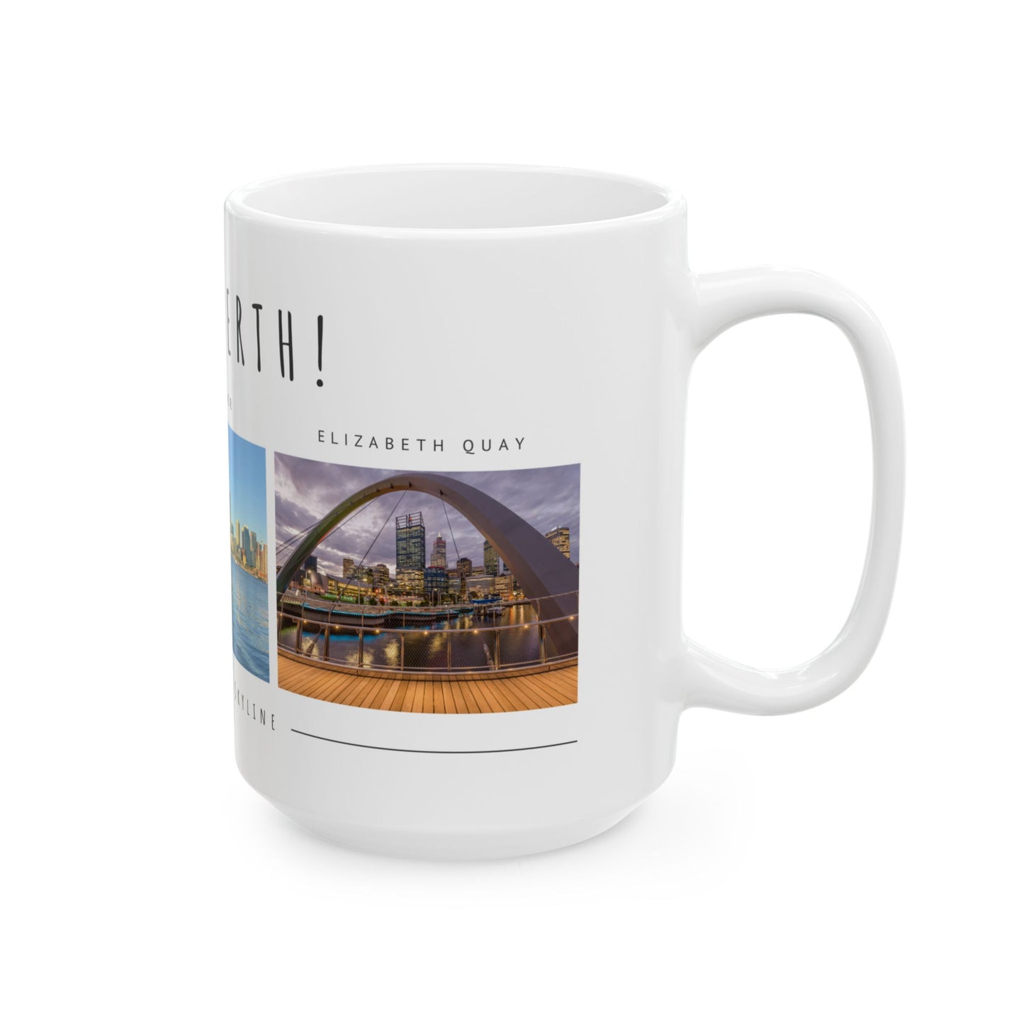 Hello Perth! Scenic Ceramic Mug - 11oz & 15oz - 12178