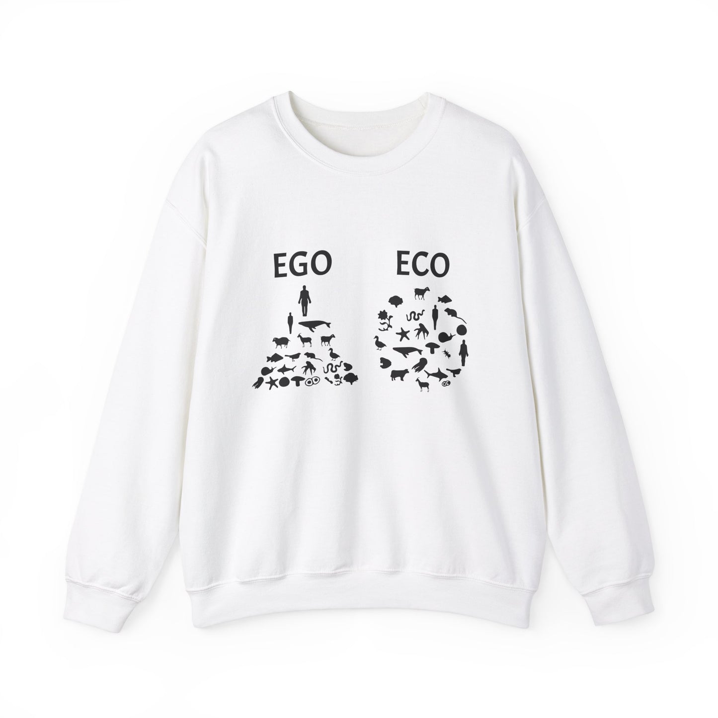 Ego VS Eco - Unisex Heavy Blend™ Crewneck Sweatshirt