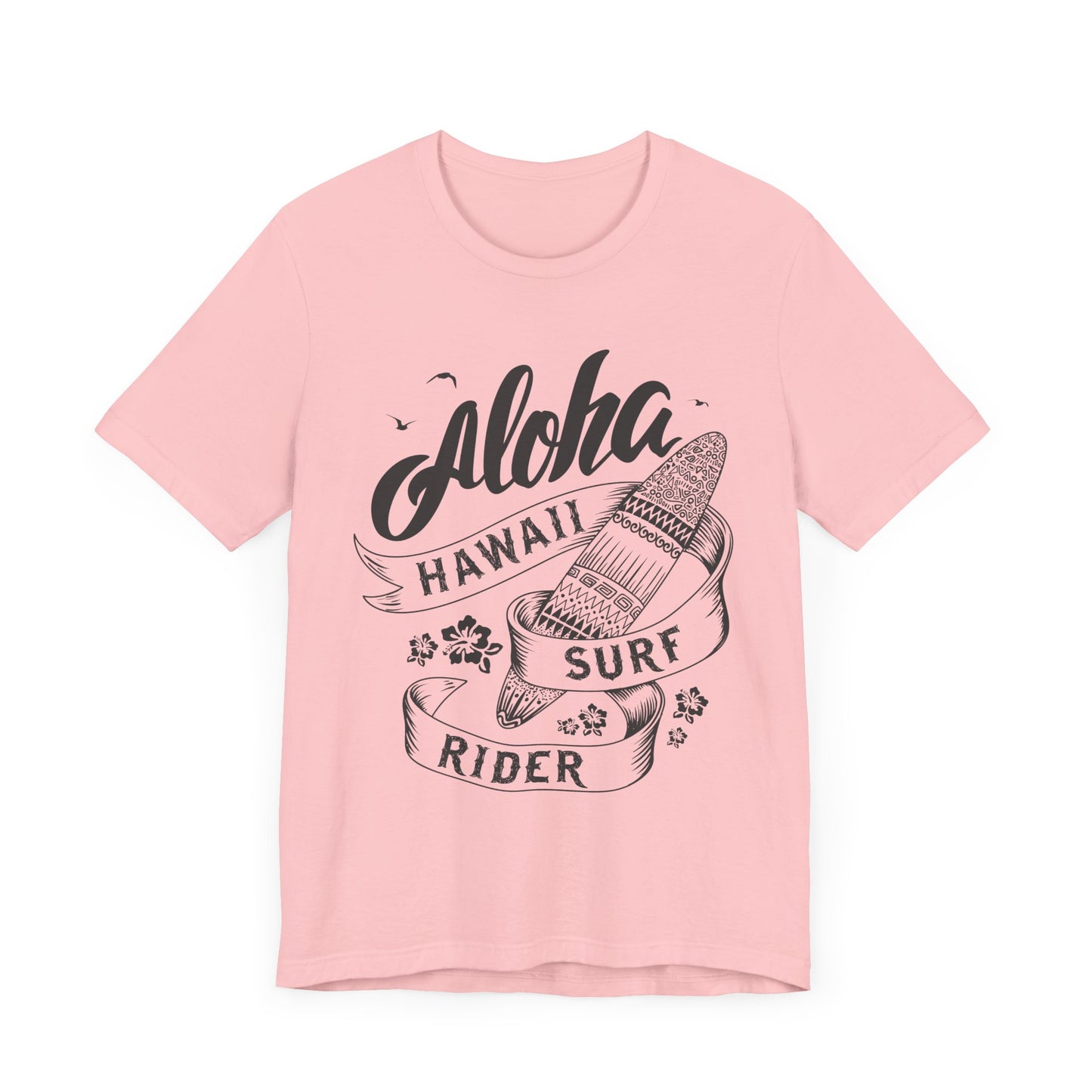 Aloha, Hawaii, Surf Rider - Unisex Jersey Short Sleeve Tee - 13181