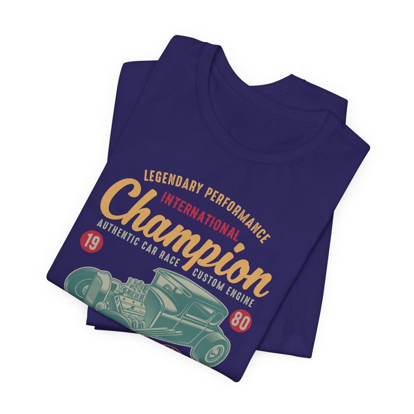 Legendary Performance, Vintage Racing, Retro Automotive - Unisex Jersey Short Sleeve Tee - 12954