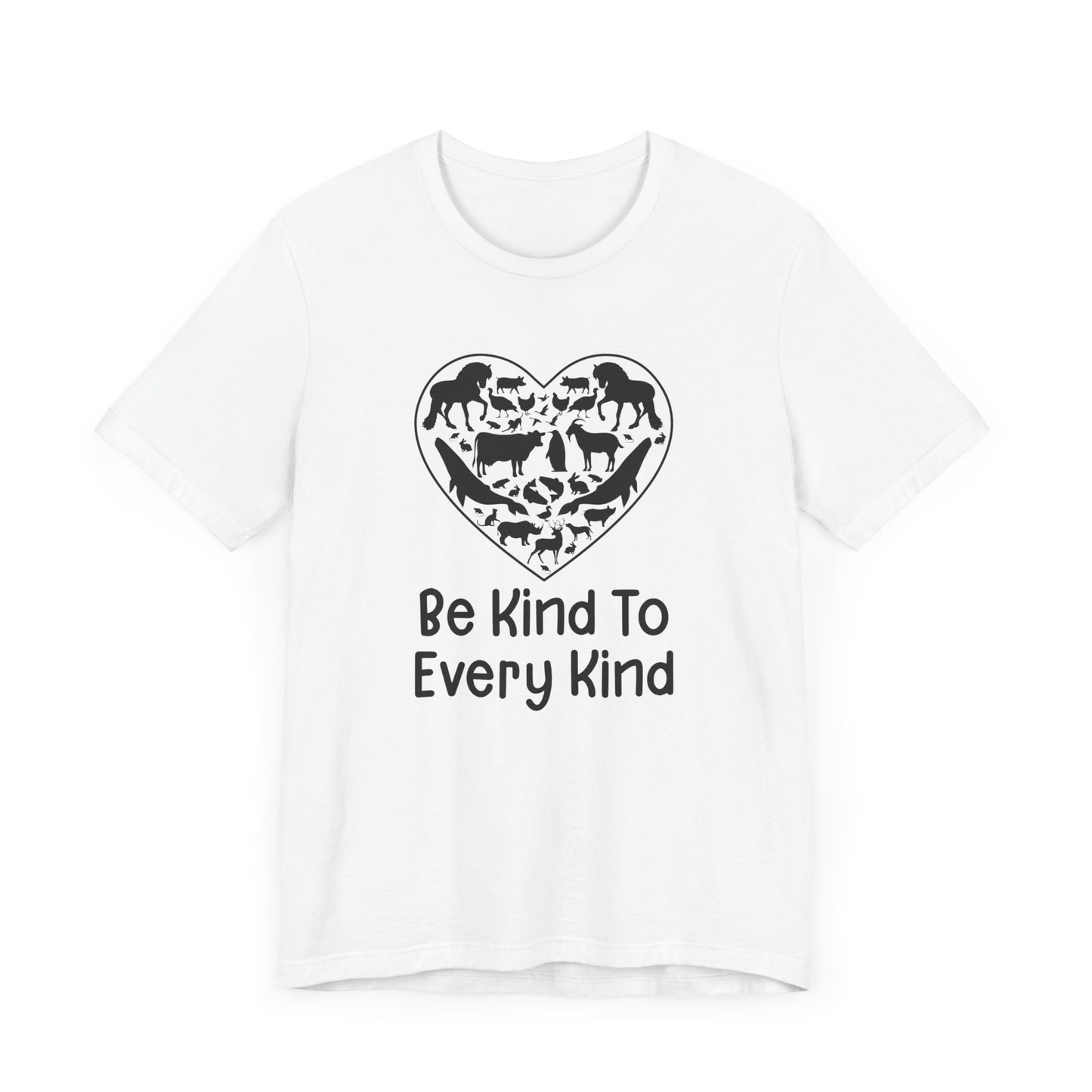 Vegan: Be Kind To Every Kind - Unisex Jersey Short Sleeve Tee