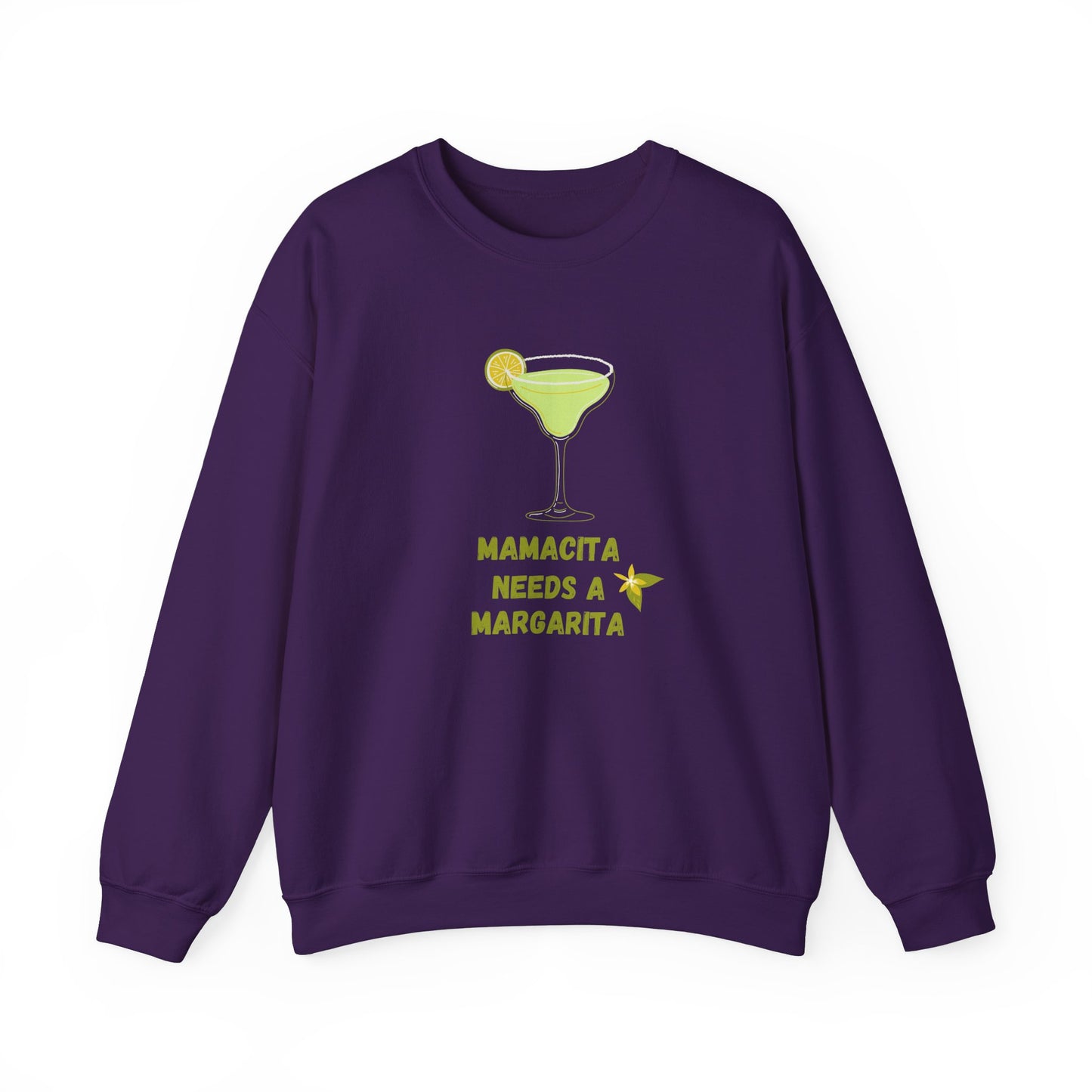 Mamacita Needs a Margarita Sweatshirt | Unisex Heavy Blend™ Crewneck - 11891