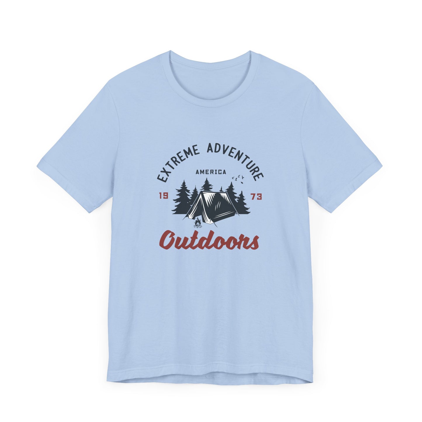 Extreme Adventure America Outdoors - Unisex Jersey Short Sleeve Tee