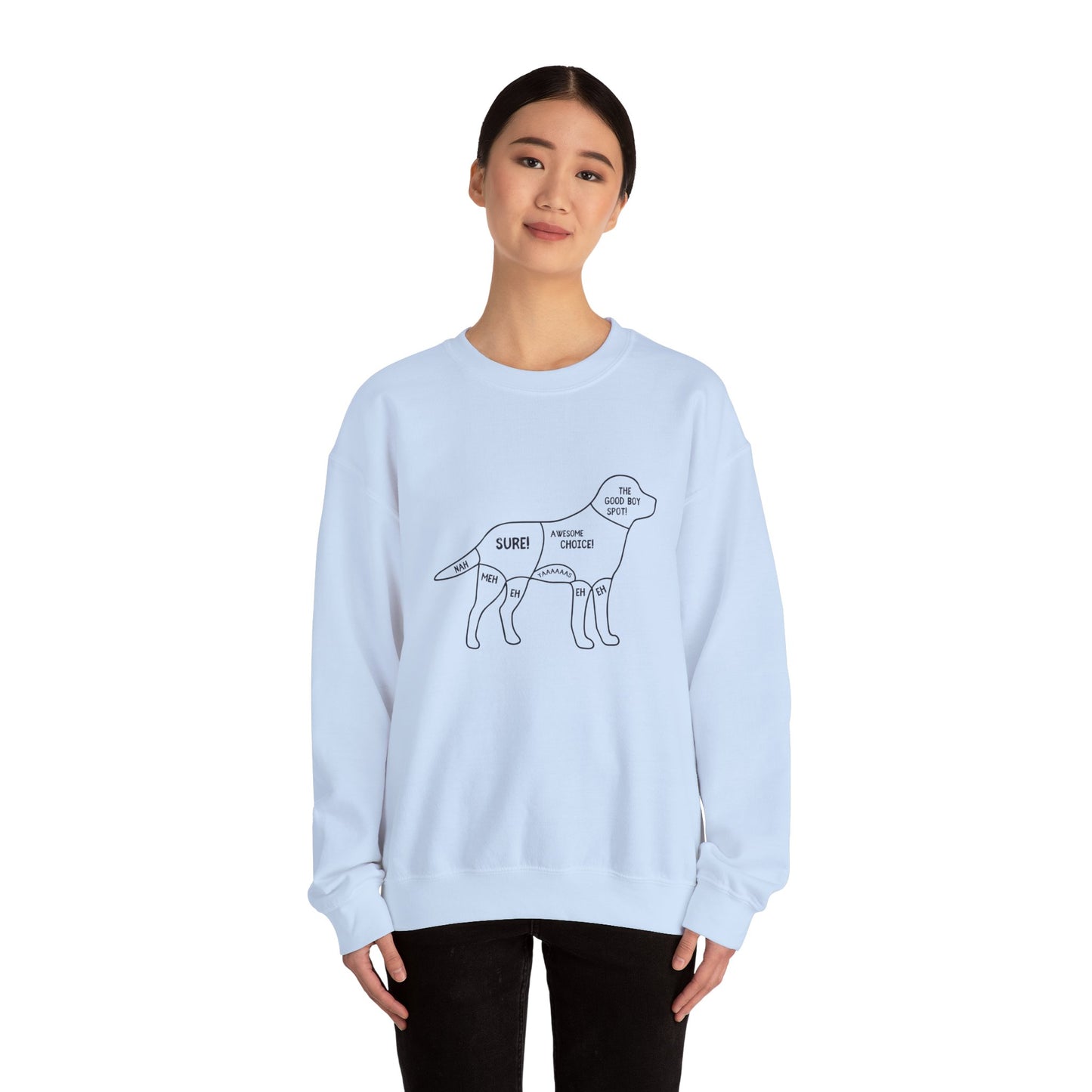 The Good Boy Spot!! - Unisex Heavy Blend™ Crewneck Sweatshirt