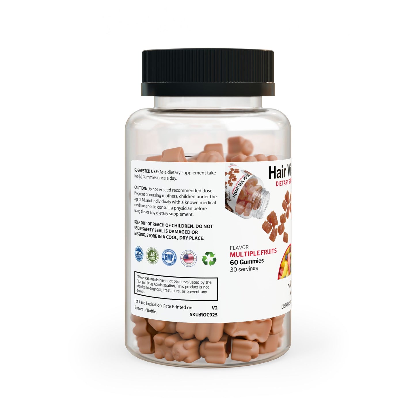Hair Vitamin Gummies (60 Gummies) - 11613
