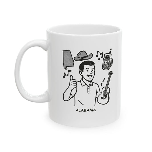 "Alabama: It’s not just a state, it’s a lifestyle." Ceramic Mug - 12786