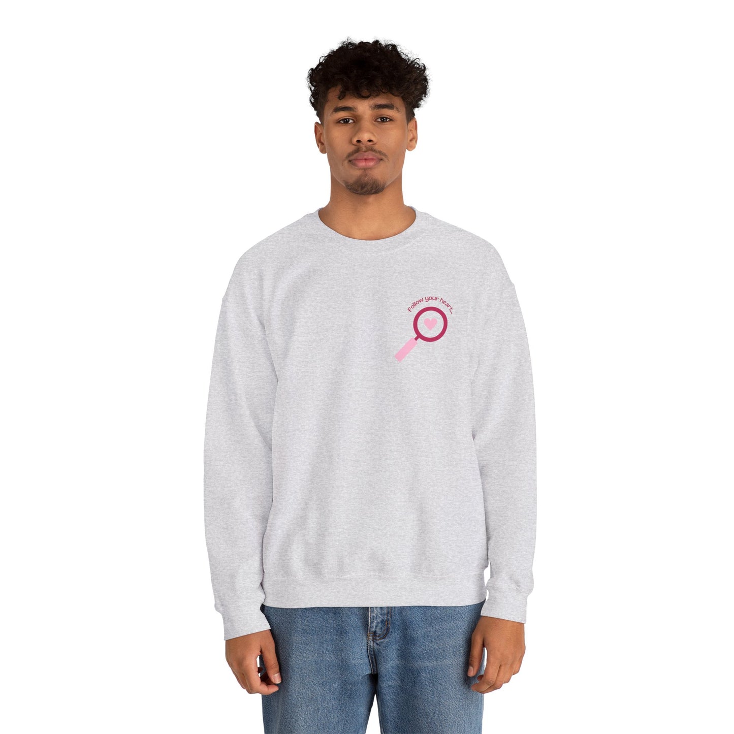 Follow Your Heart - Unisex Heavy Blend™ Crewneck Sweatshirt - 11621