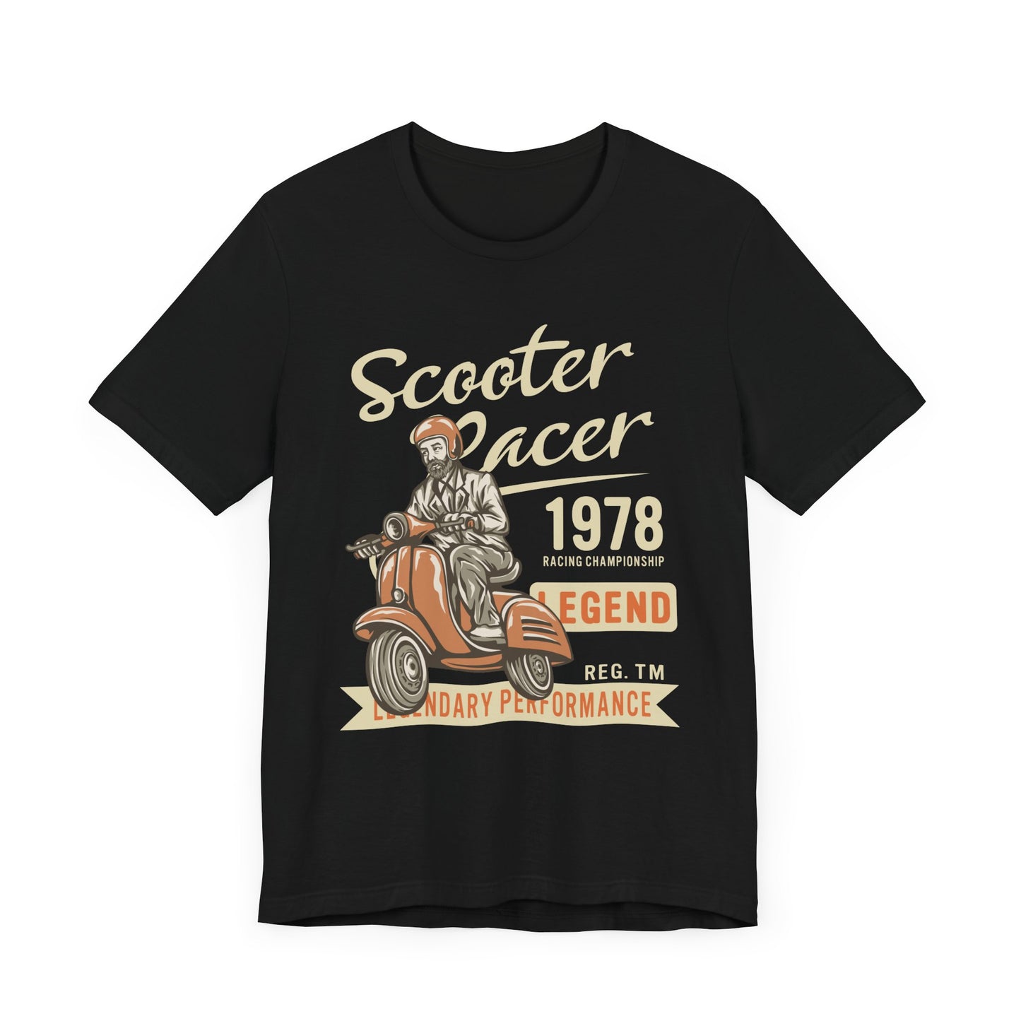 Scooter Racer - Unisex Jersey Short Sleeve Tee - 13376