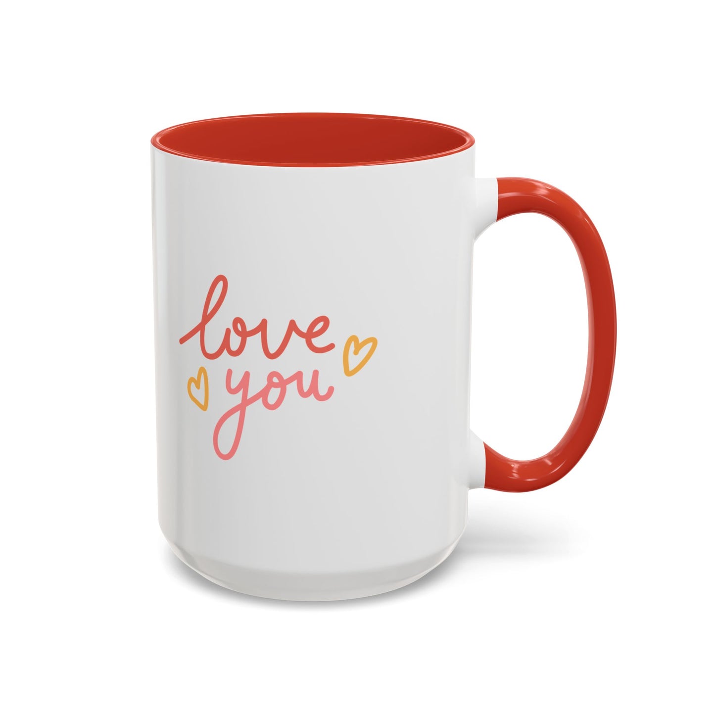 Love You - Accent Coffee Mug (11, 15oz) - 11190