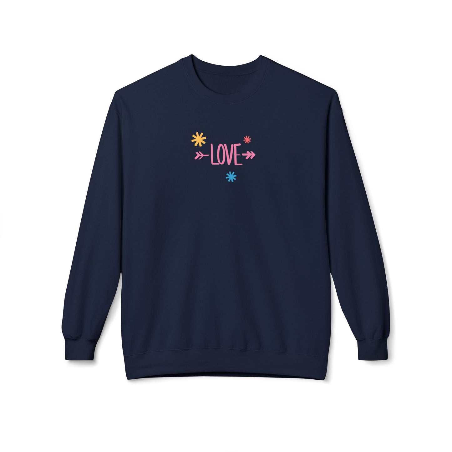 Love - Unisex Midweight Softstyle Fleece Crewneck Sweatshirt - 11624