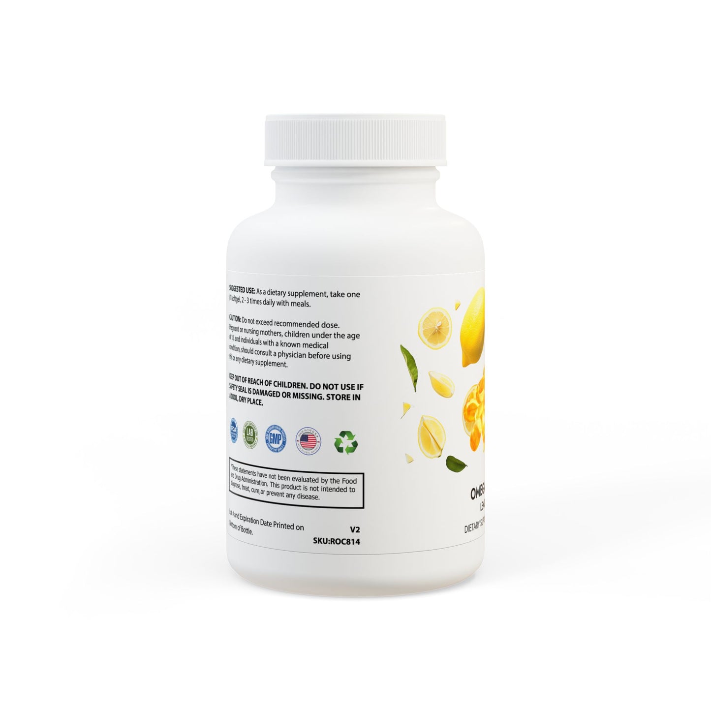 Omega 3 Fish Oil Supplement (60 Softgels) - 11374