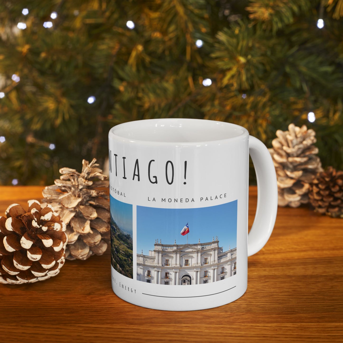 Hello, Santiago! Scenic Ceramic Mug - 11oz & 15oz - 12102