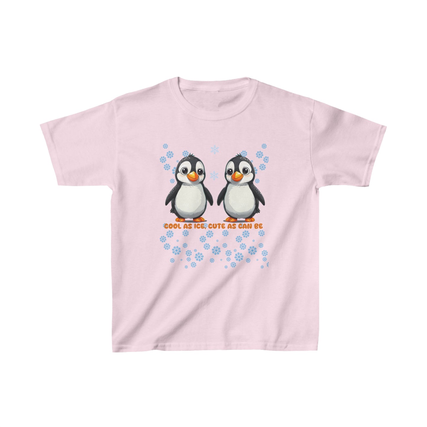 Penguin: Cool As Ice, Cute As Can Be - Kids Heavy Cotton™ Tee