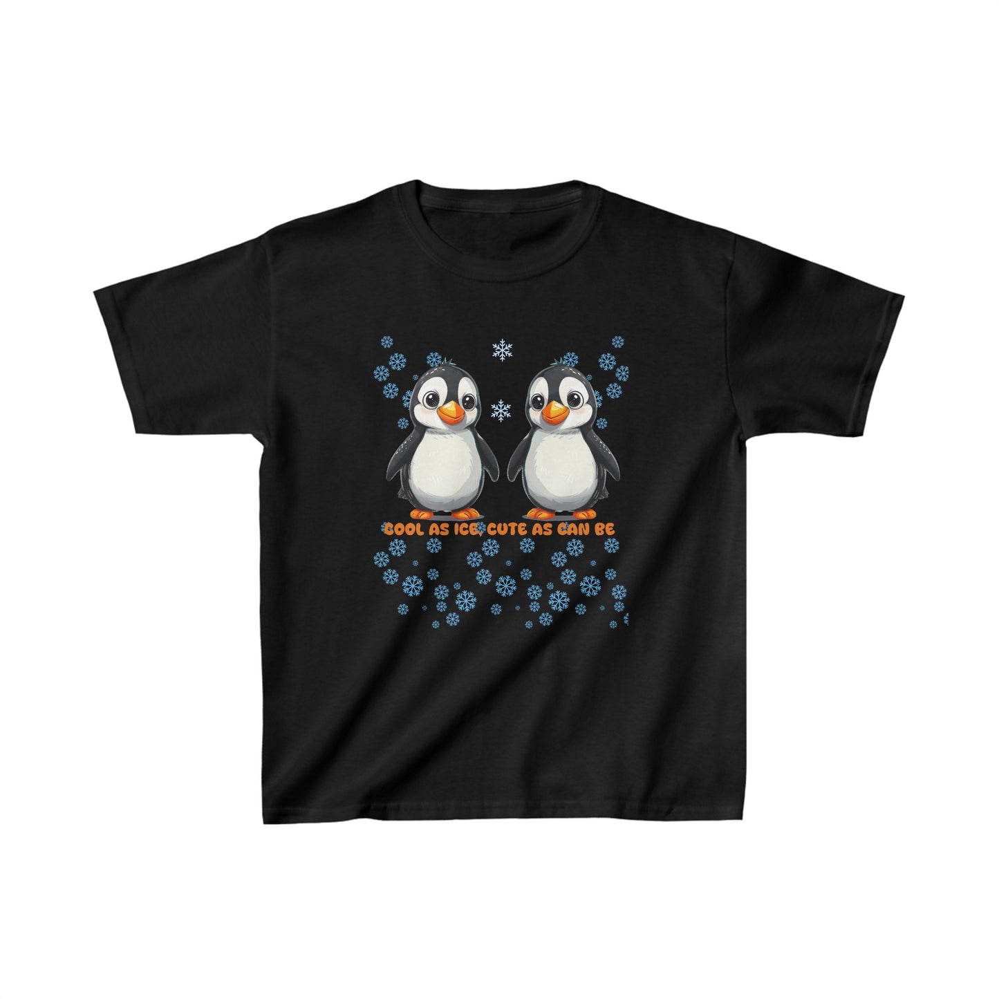 Penguin: Cool As Ice, Cute As Can Be - Kids Heavy Cotton™ Tee