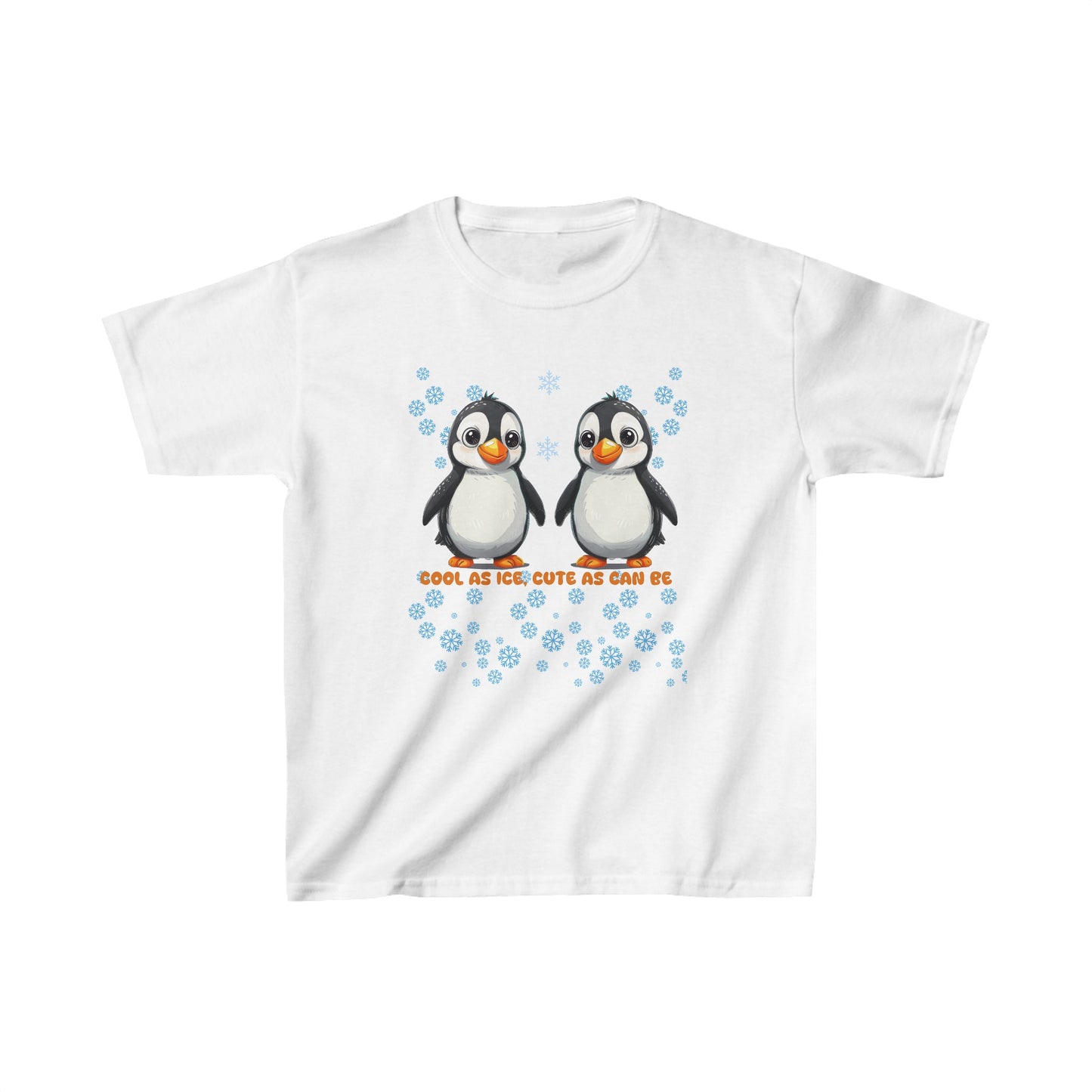 Penguin: Cool As Ice, Cute As Can Be - Kids Heavy Cotton™ Tee