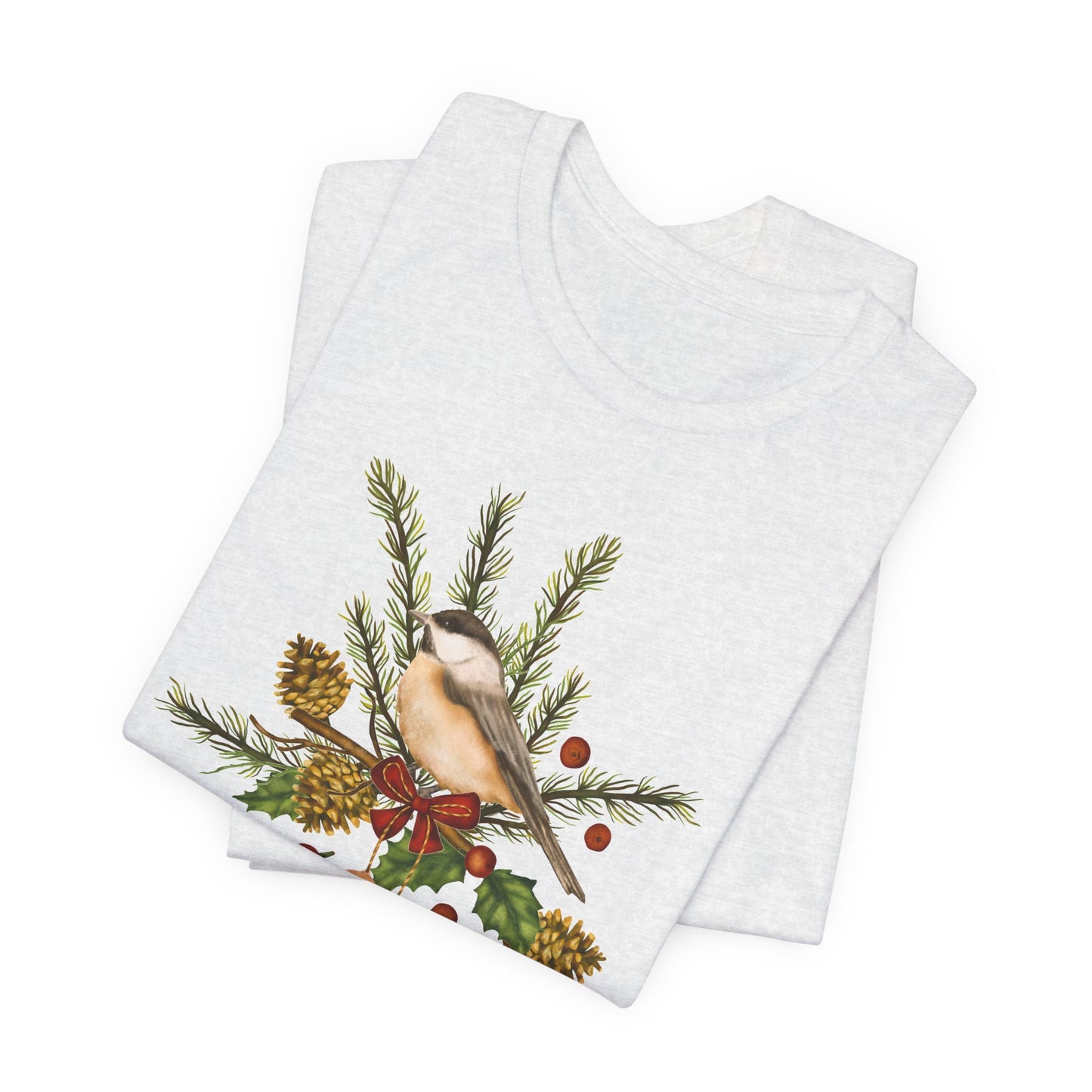 Christmas Bird - Unisex Jersey Short Sleeve Tee - 10347