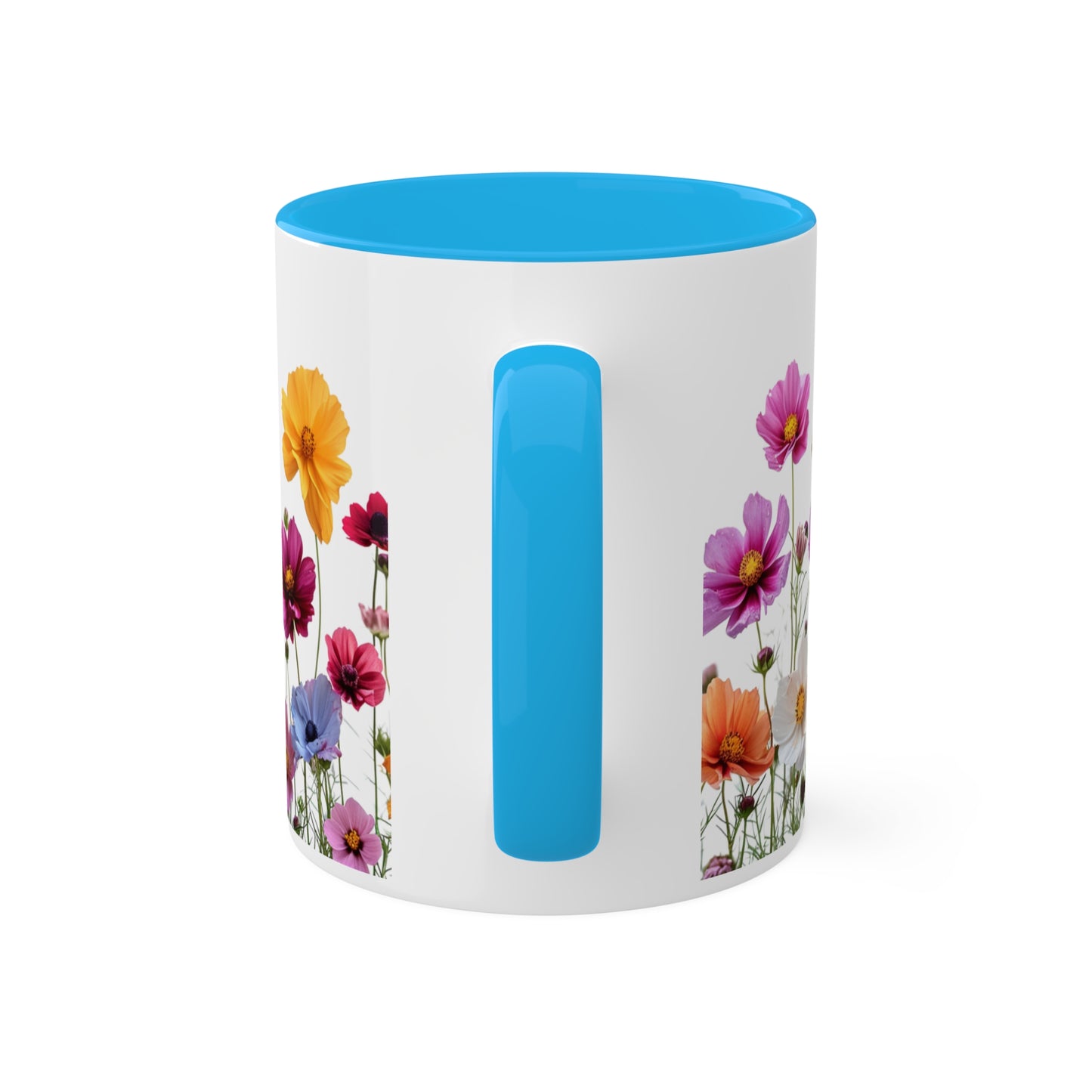 Bright Flowers - Colorful Mugs, 11oz