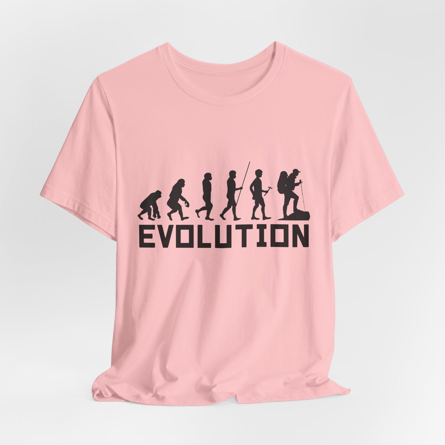 Camping:  Evolution - Unisex Jersey Short Sleeve Tee