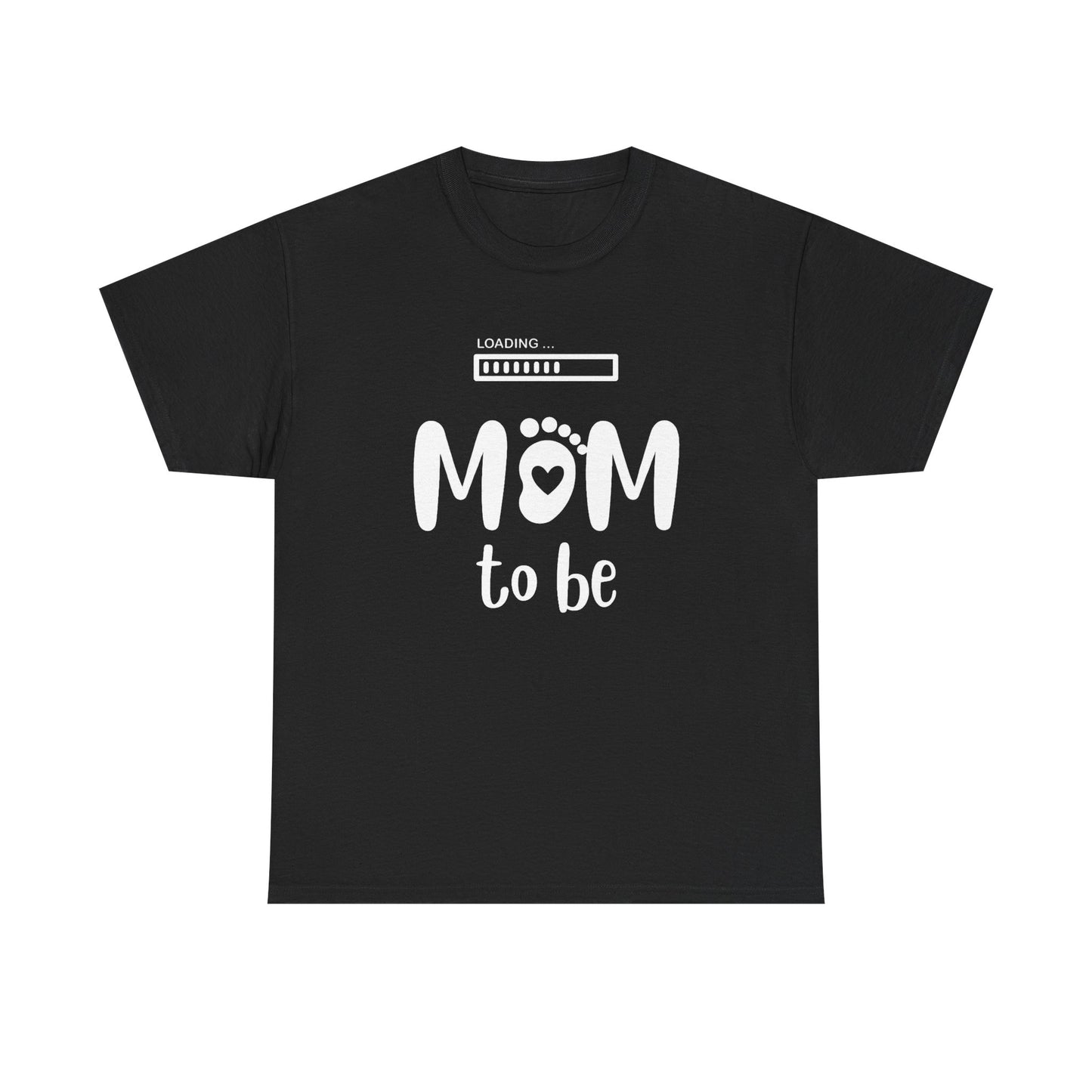 Mom to Be Shirt – Pregnancy Announcement Gift Tee with Loading Bar - 14879