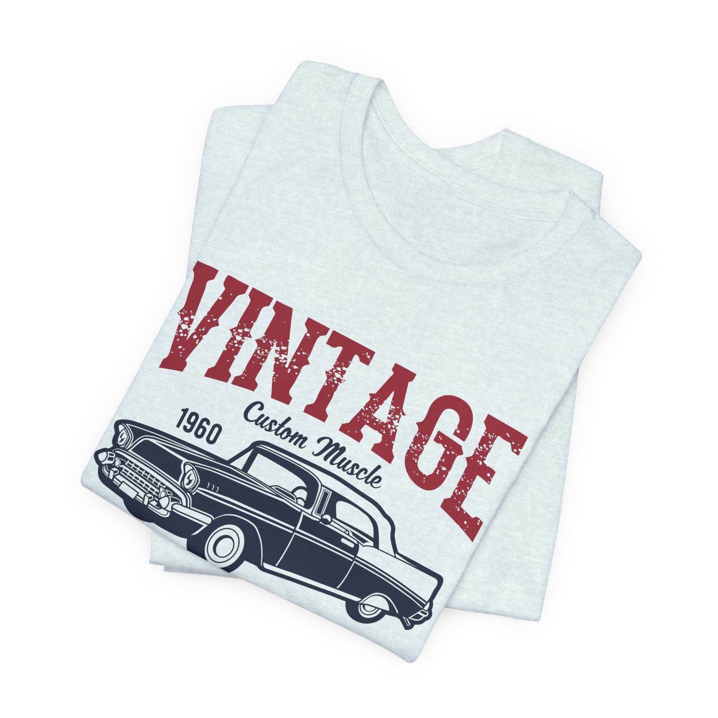Vintage Custom Muscle, Original Classic - Unisex Jersey Short Sleeve Tee - 12612