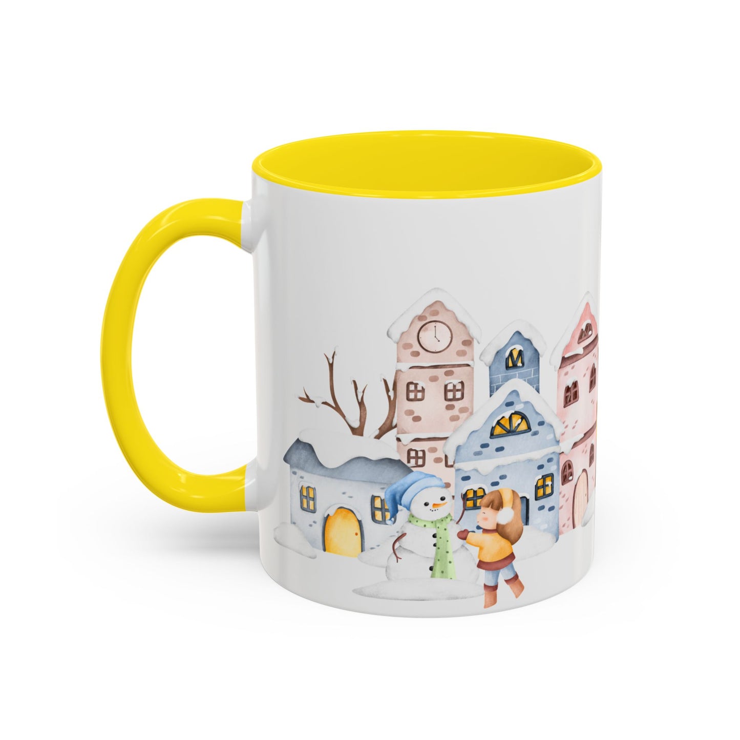 Winter Day, Outdoor - Accent Coffee Mug (11, 15oz) - 10455