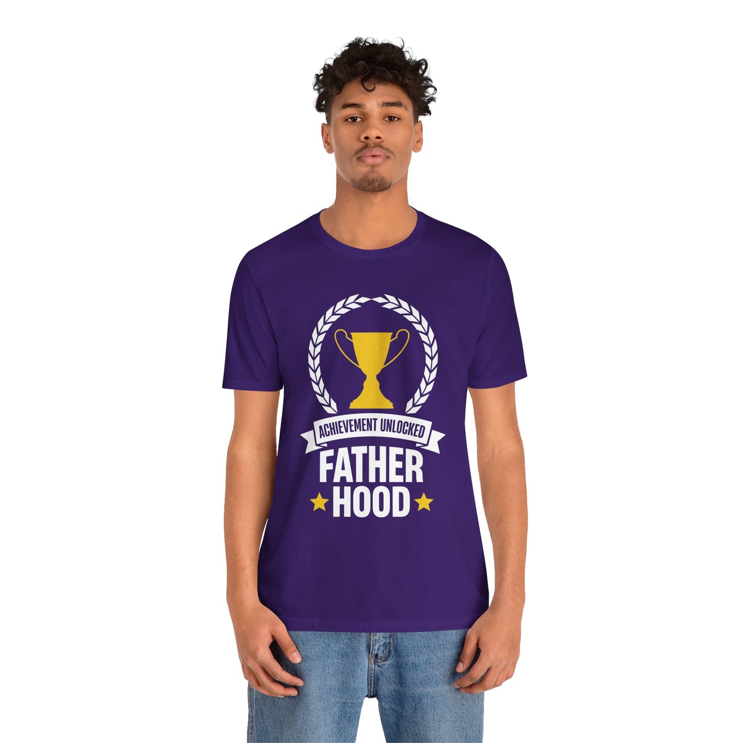 Achievement Unlocked, Fatherhood - Unisex Jersey Short Sleeve Tee - 13726
