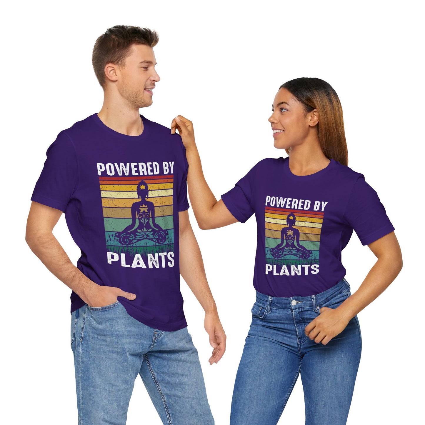 Yoga: Powered By Plants - Unisex Jersey Short Sleeve Tee