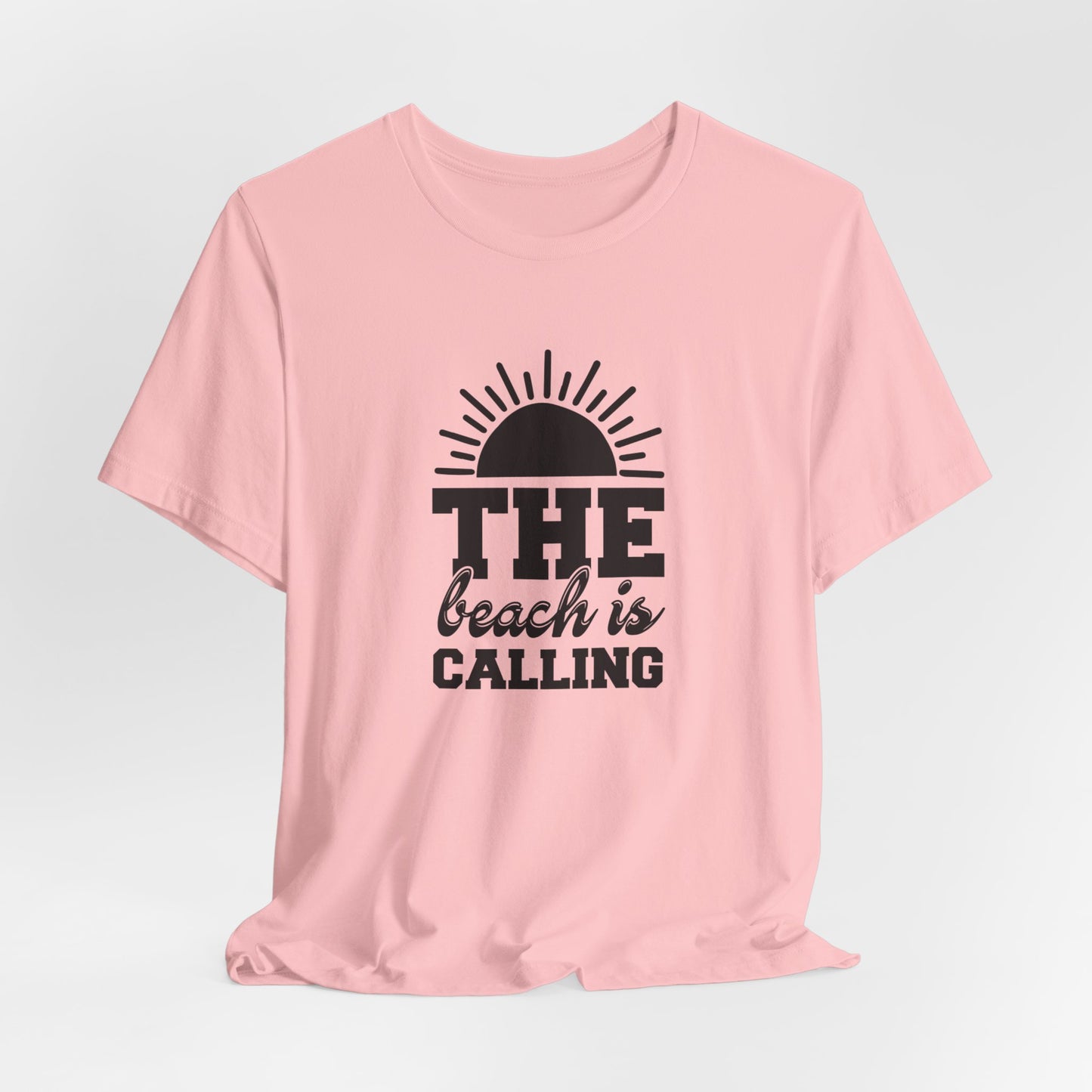 Summer: The Beach Is Calling - Unisex Jersey Short Sleeve Tee