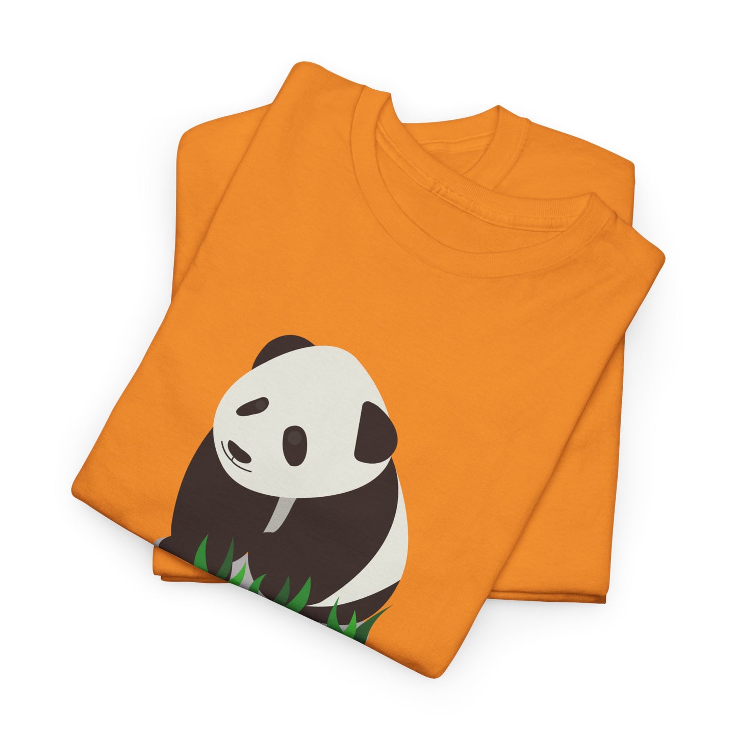 Chengdu Panda Unisex Heavy Cotton Tee - Cozy and Fun Graphic Tee for Animal Lovers - 12206