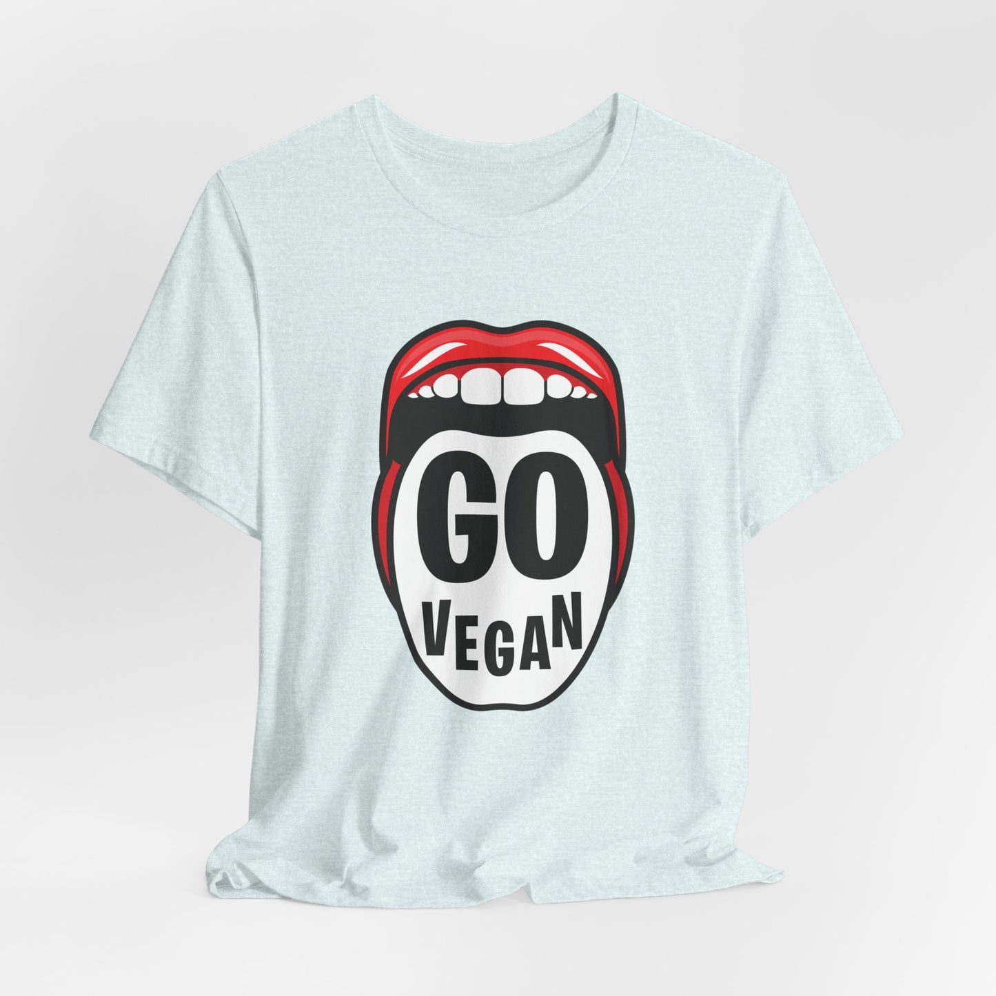 Go Vegan - Unisex Jersey Short Sleeve Tee