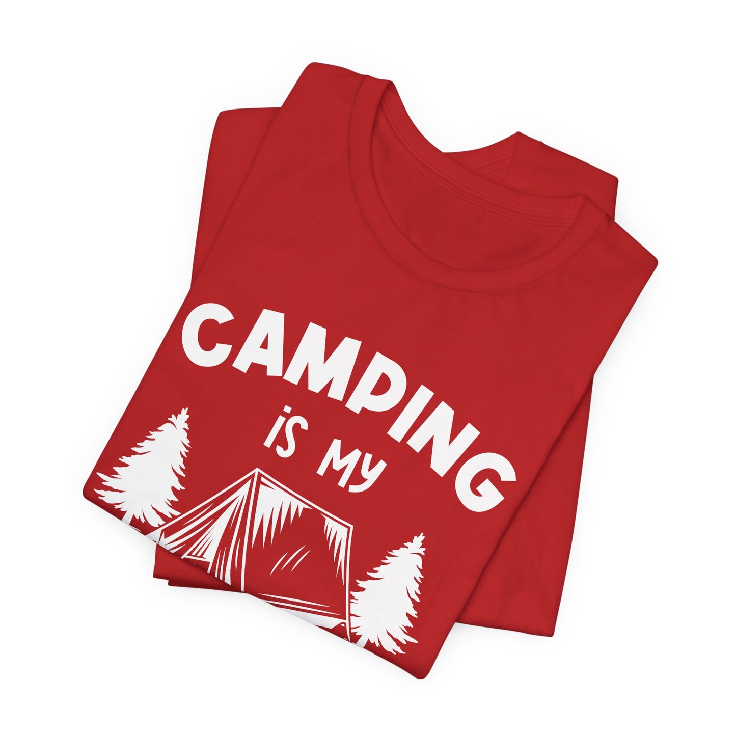 Camping Is My Therapy - Unisex Jersey Short Sleeve Tee - 12648