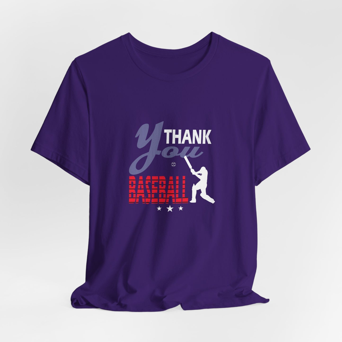 Thank You Baseball - Unisex Jersey Short Sleeve Tee