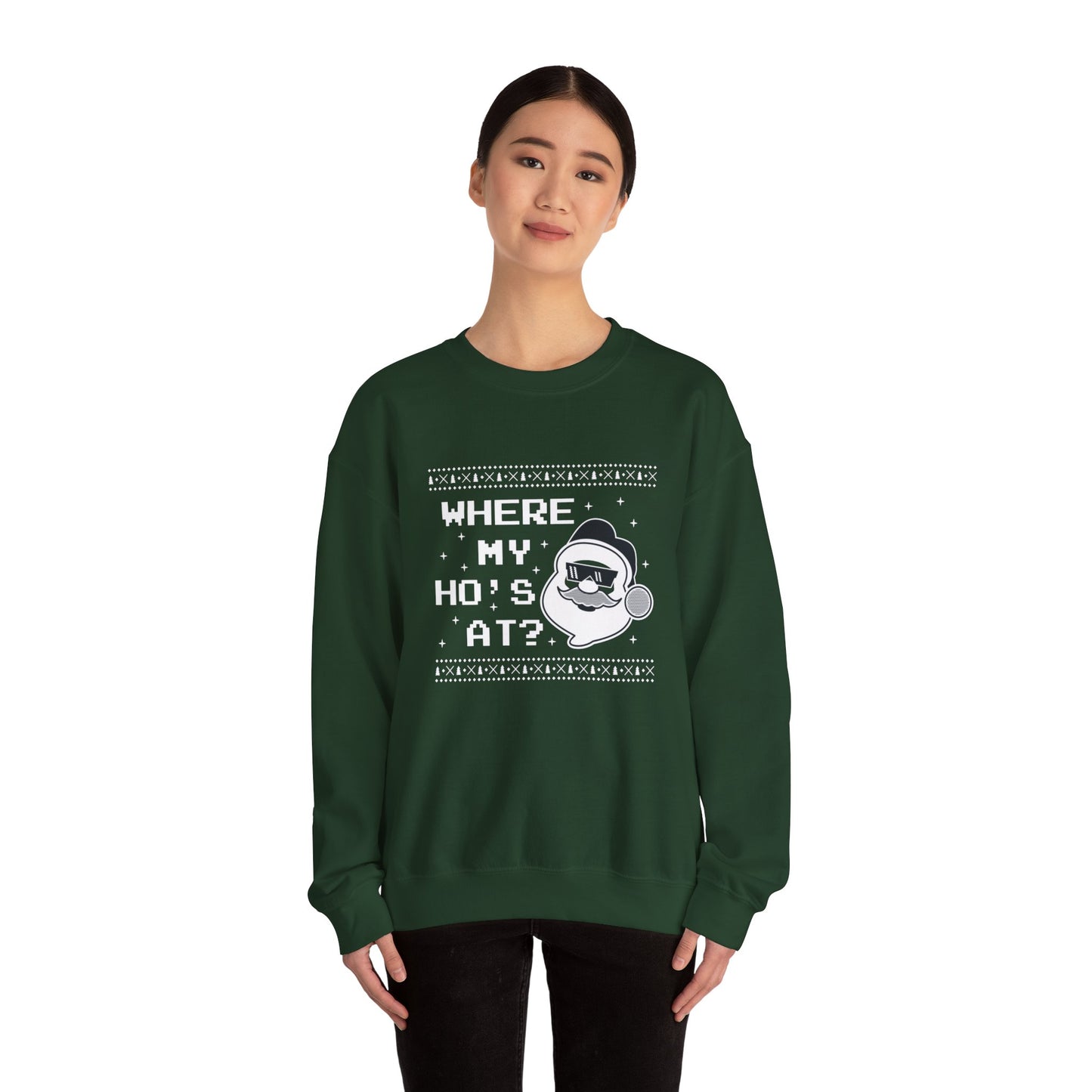 Where My Ho's At?  - Unisex Heavy Blend™ Crewneck Sweatshirt