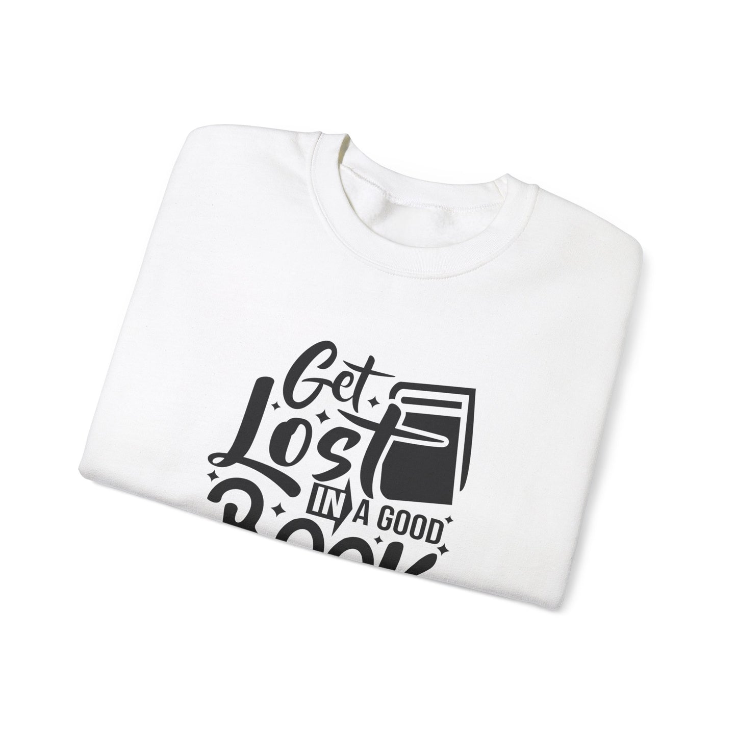 Get Lost in A Good Book - Unisex Heavy Blend™ Crewneck Sweatshirt - 10691