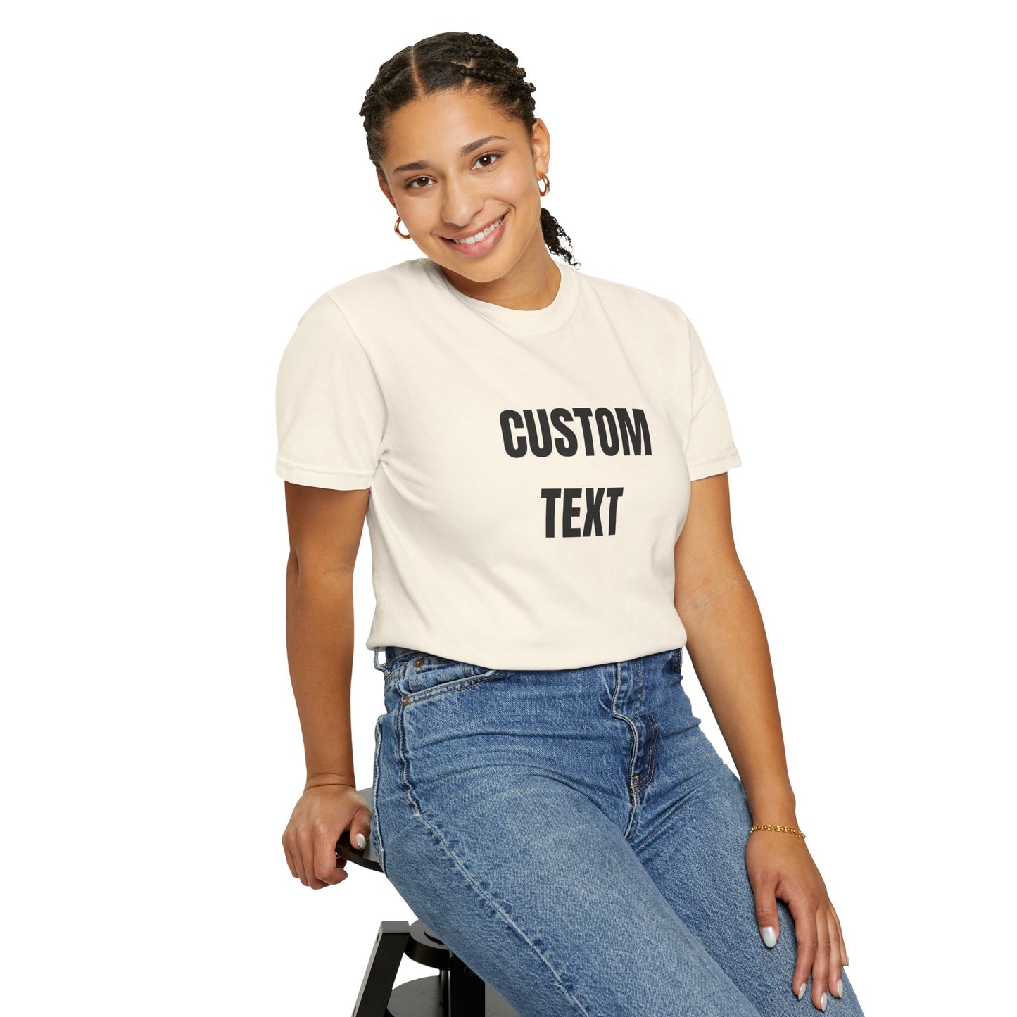 Custom Novelty T-Shirt – Unisex Garment-Dyed Cotton Tee - 14681