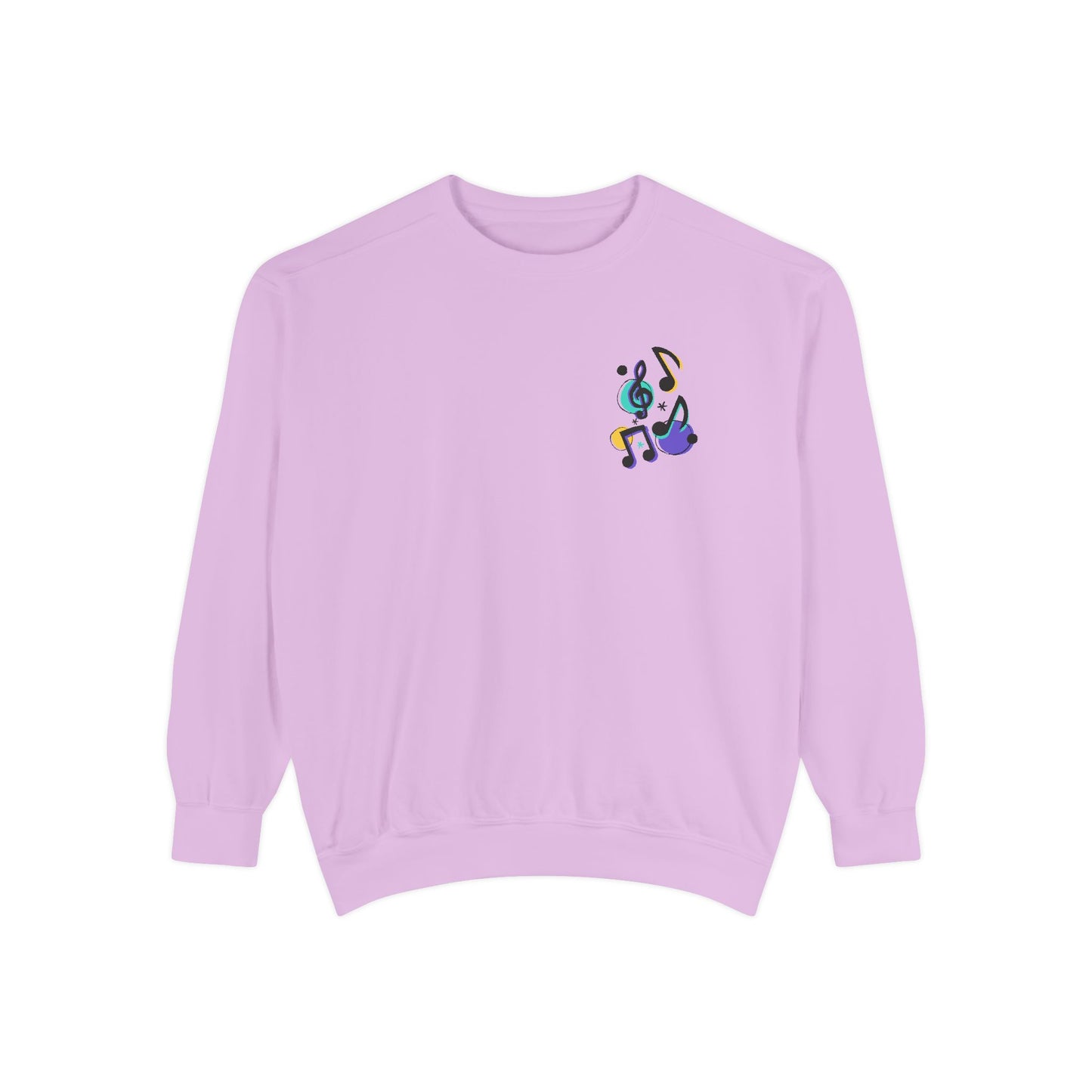 Music Notes - Unisex Garment-Dyed Sweatshirt - 11247