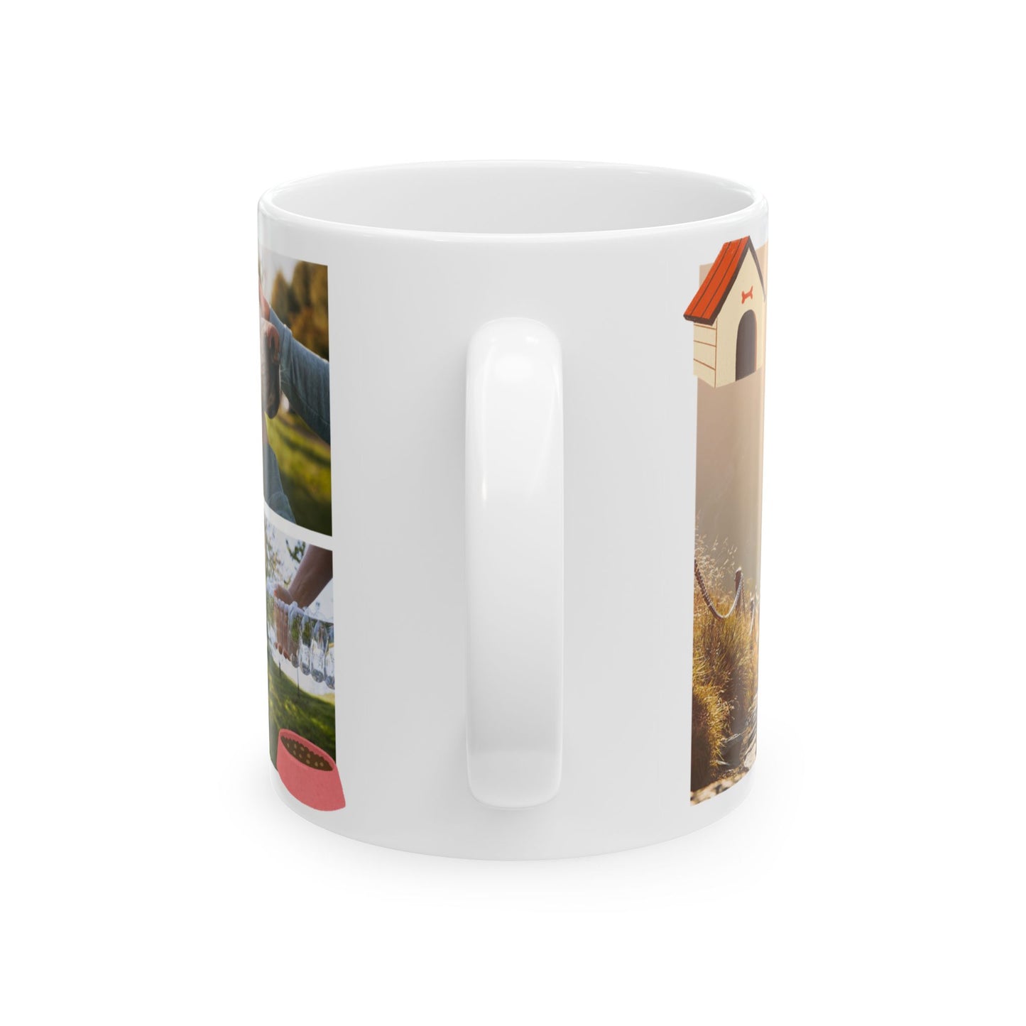 Personalized Pet Lover Mug, Dog Owner Gift, Custom Photo Cup, Cute Ceramic Drinkware, Unique Pet Memory - 14161