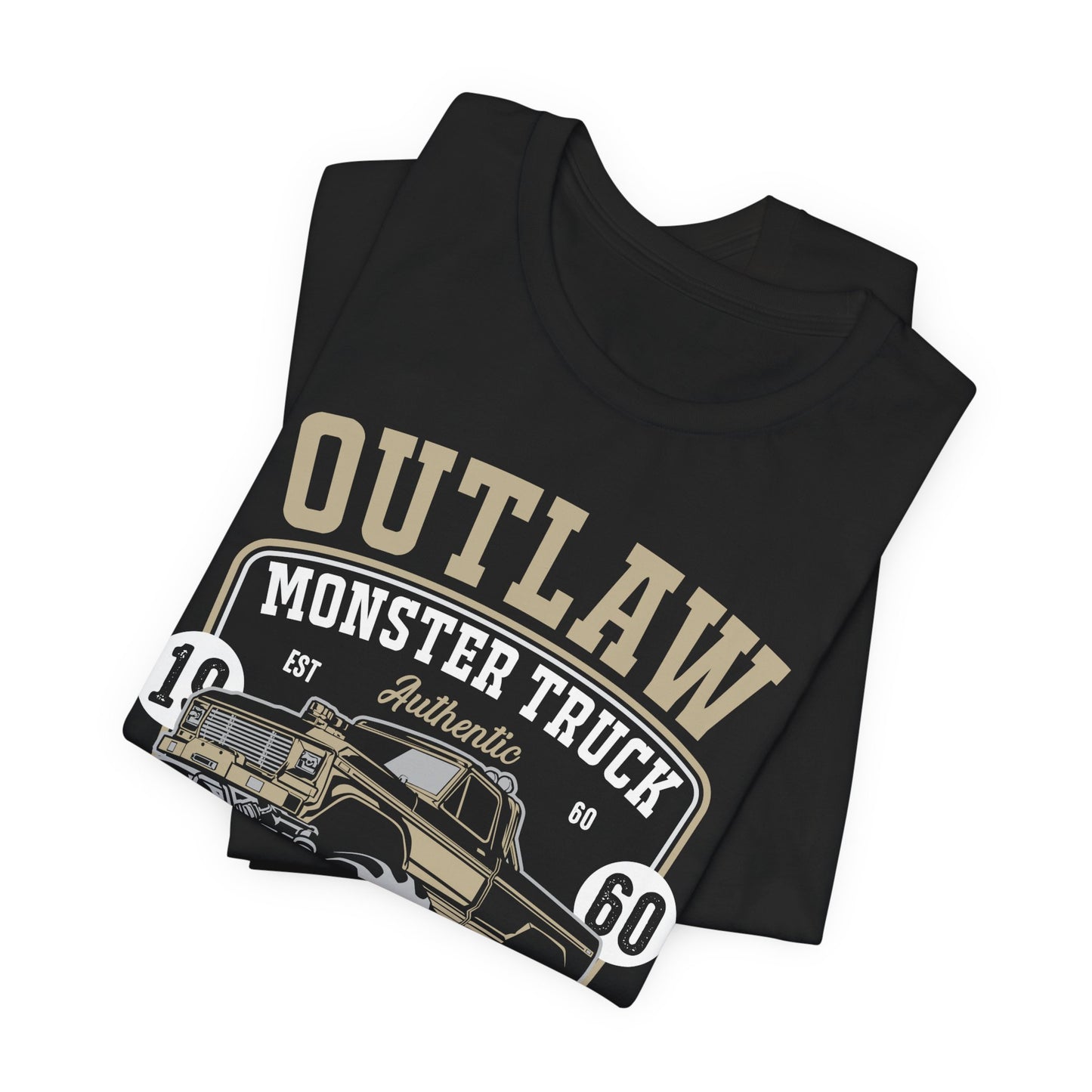 Outlaw, Monster Truck, 1960, That's How I Roll - Unisex Jersey Short Sleeve Tee - 12578