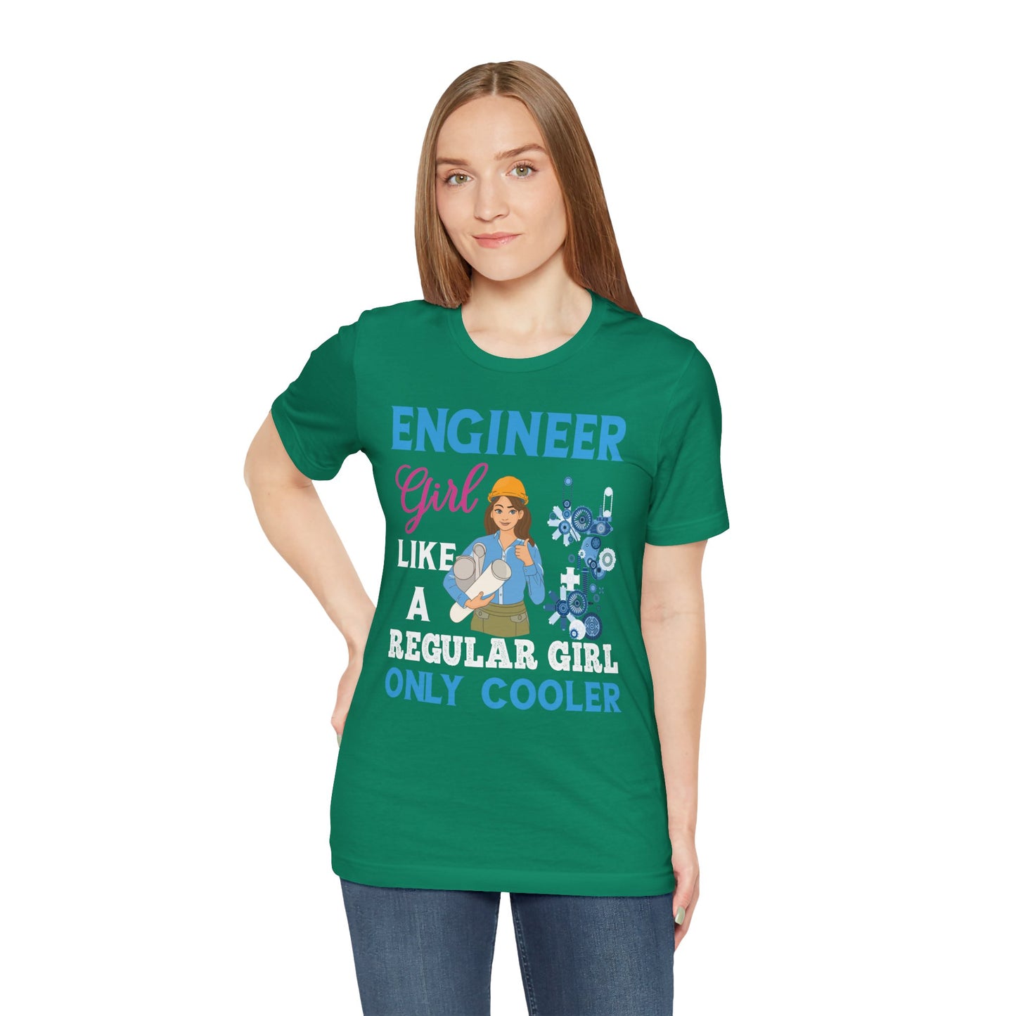 Engineer Girl Like A Regular Girl, Only Cooler - Unisex Jersey Short Sleeve Tee - 13613