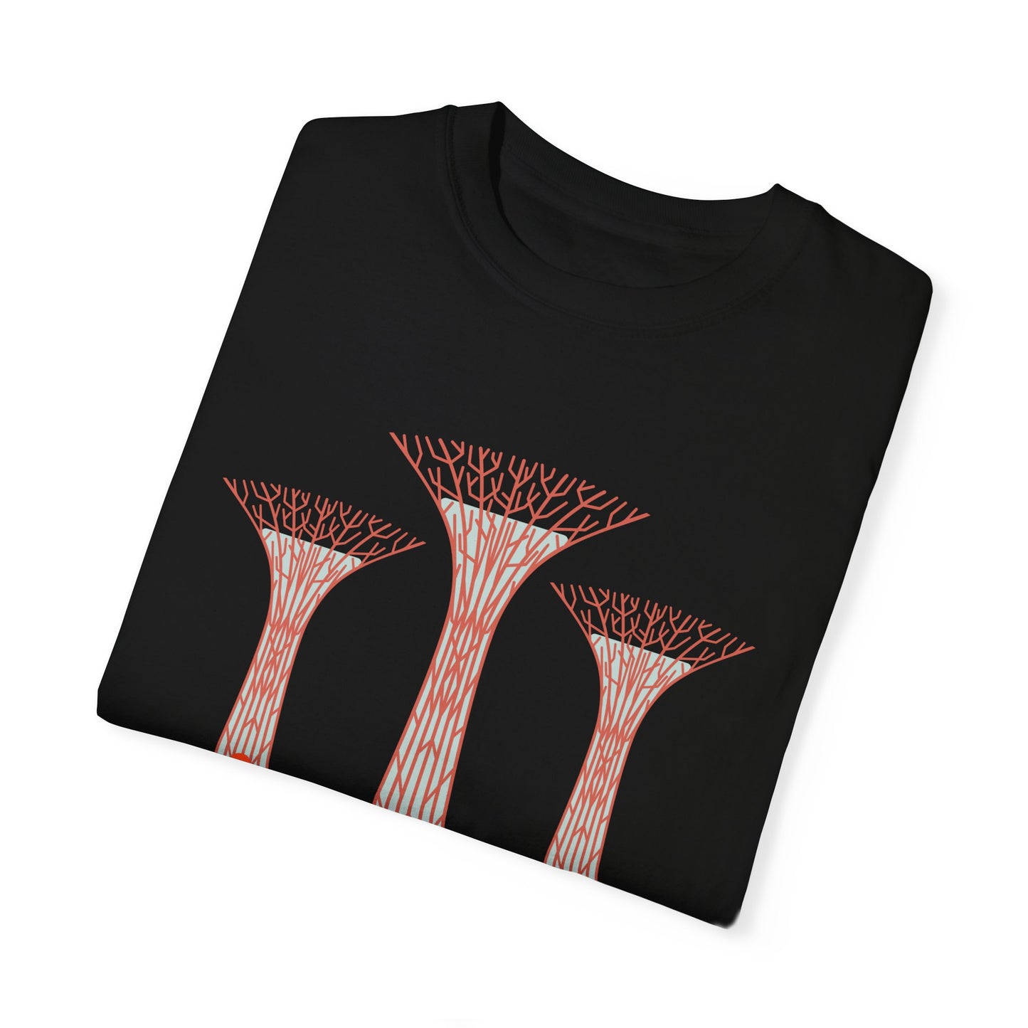 SingaporeT-Shirt - Casual Unisex Garment-Dyed Tee - 12085
