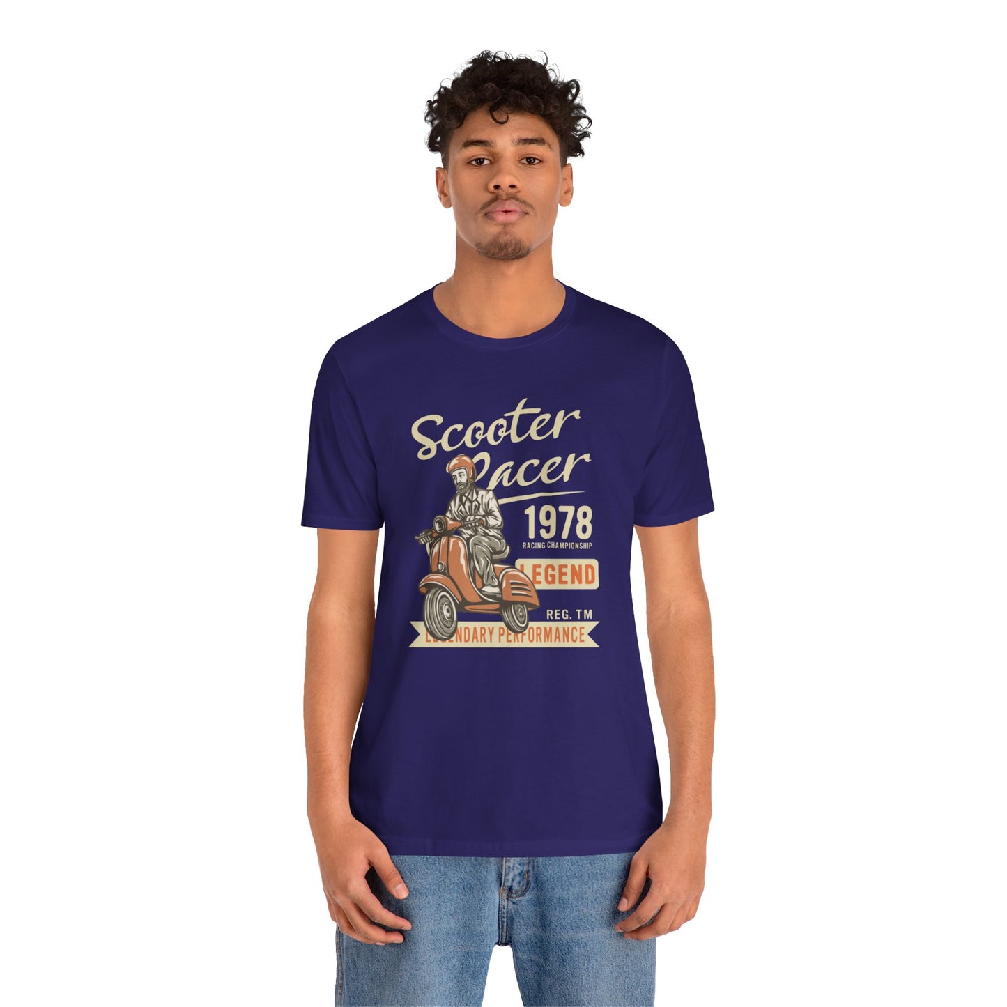 Scooter Racer - Unisex Jersey Short Sleeve Tee