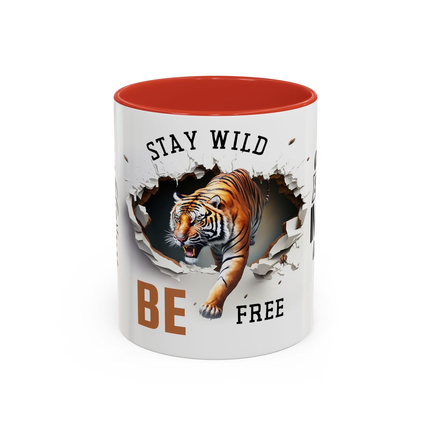 Stay Wild, Be Free - Accent Coffee Mug (11, 15oz)