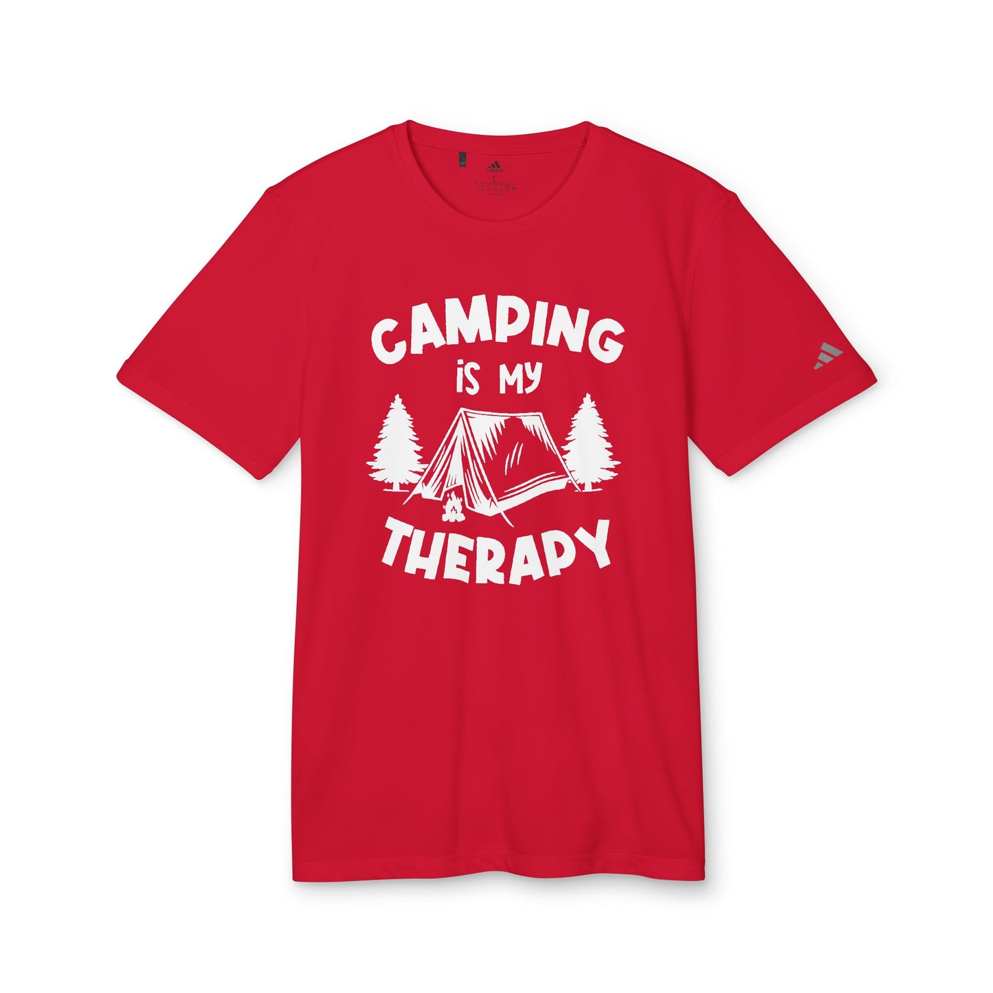 Camping Is My Therapy - Adidas Unisex Sport T-shirt