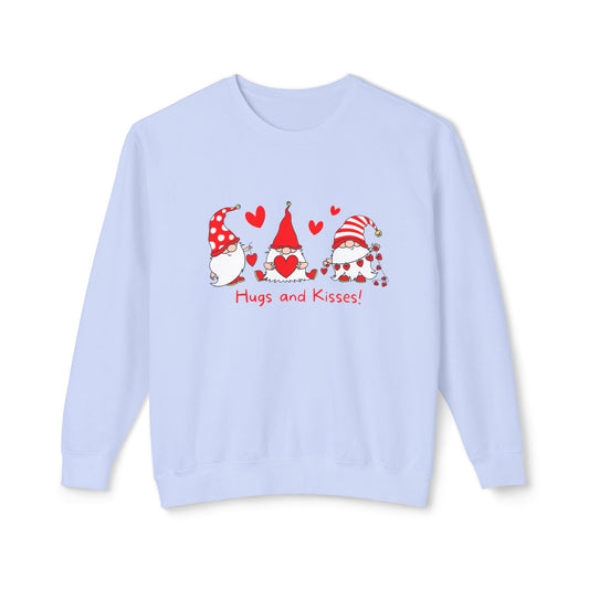 Hugs & Kisses - Unisex Lightweight Crewneck Sweatshirt - 11383
