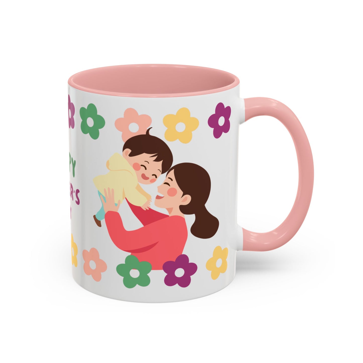 Happy Mother's Day Floral Accent Coffee Mug - 11/15oz - 12491